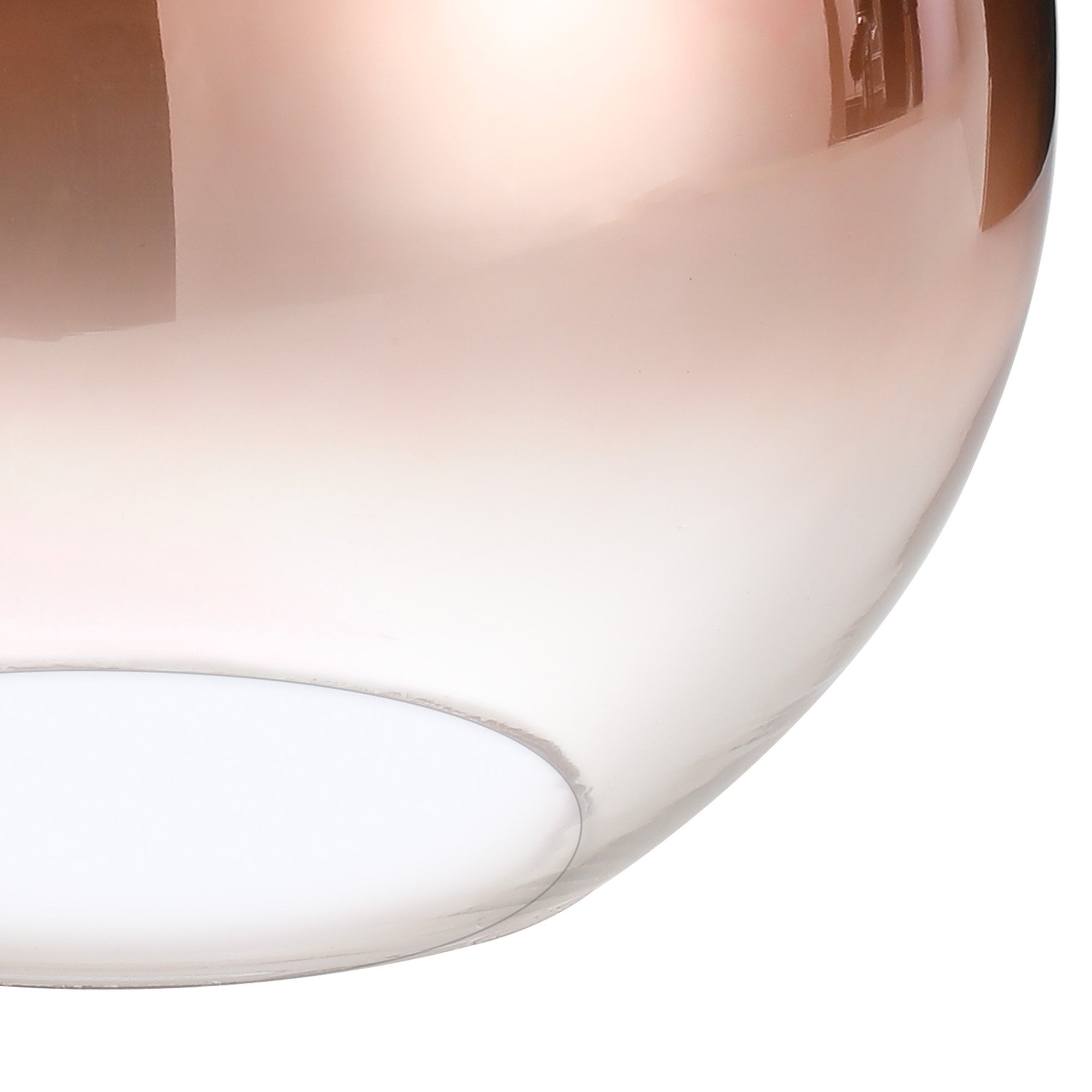 Fabula Springfield 25cm Globe Shade - Copper Fade Glass - Shade Only