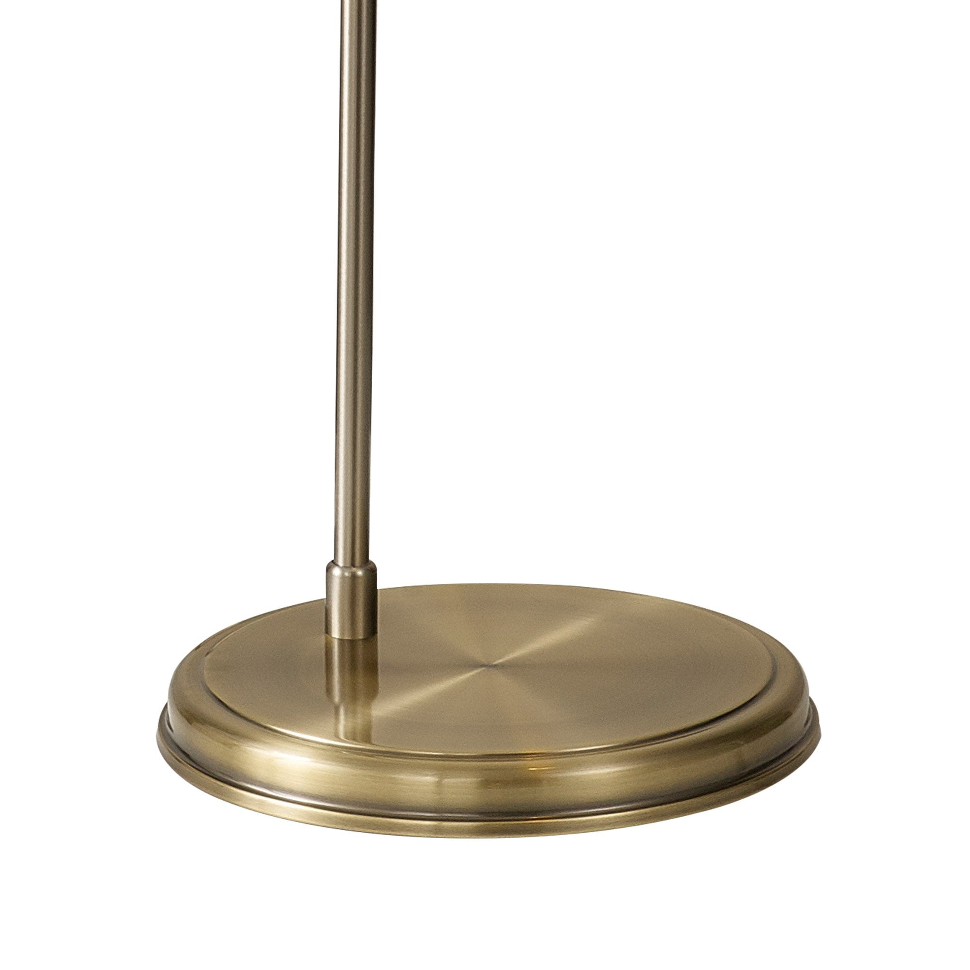 Fabula Sunnyside Adjustable Floor Lamp - Satin Nickel & Antique Brass