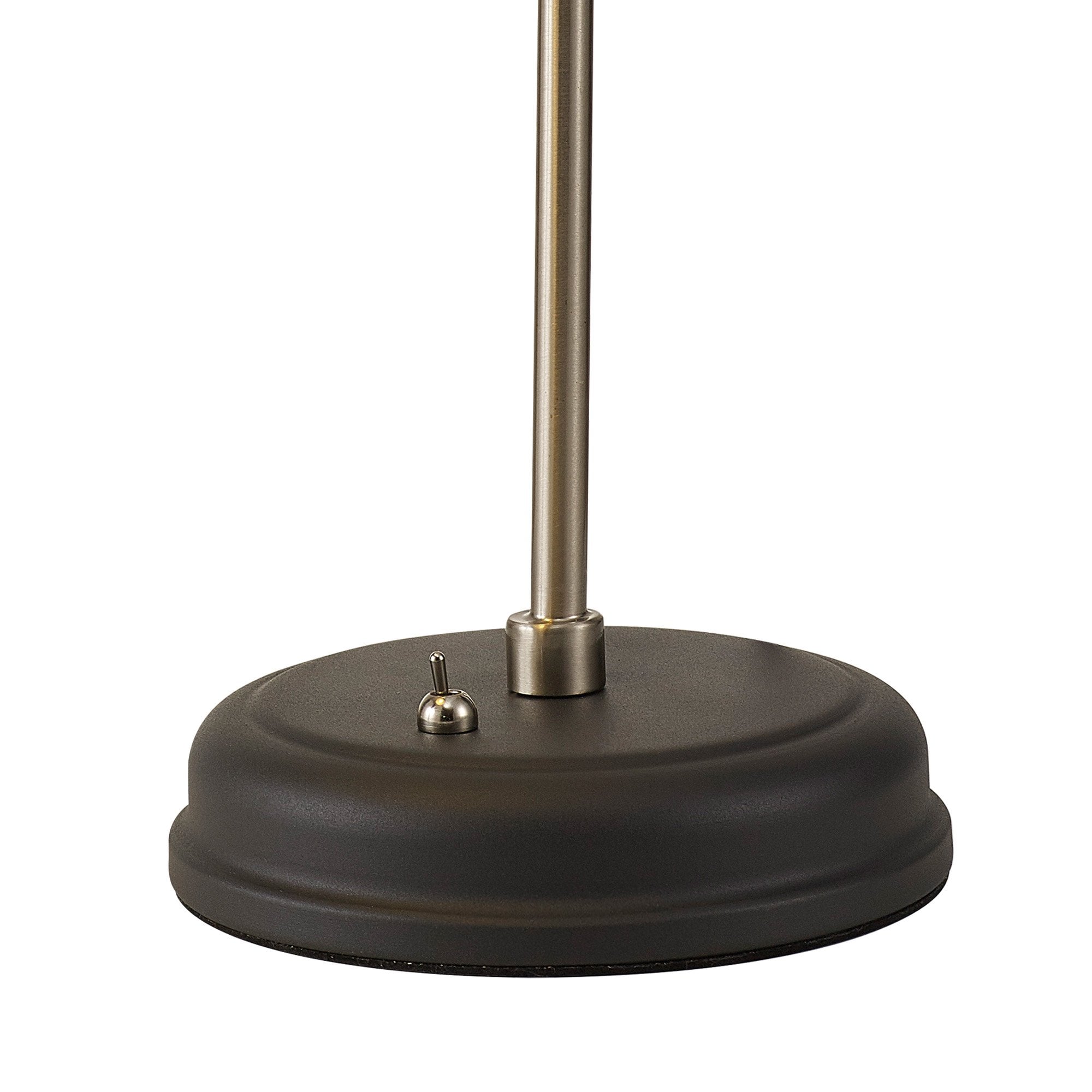 Fabula Sunnyside Adjustable Table Lamp - Graphite & Satin Nickel