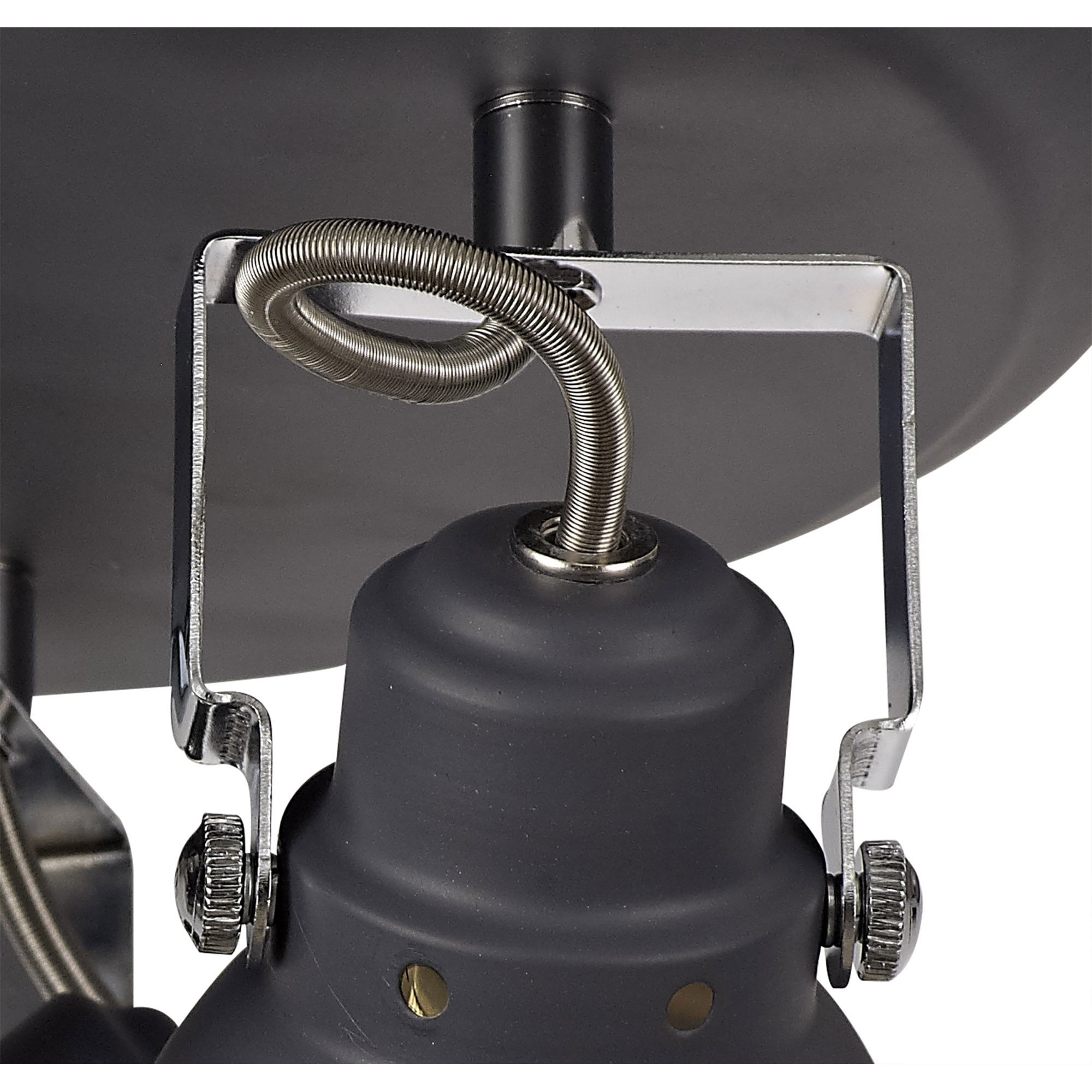 Fabula Thistle 3 Light Adjustable Round Spotlight - Matt Grey & Polished Chrome