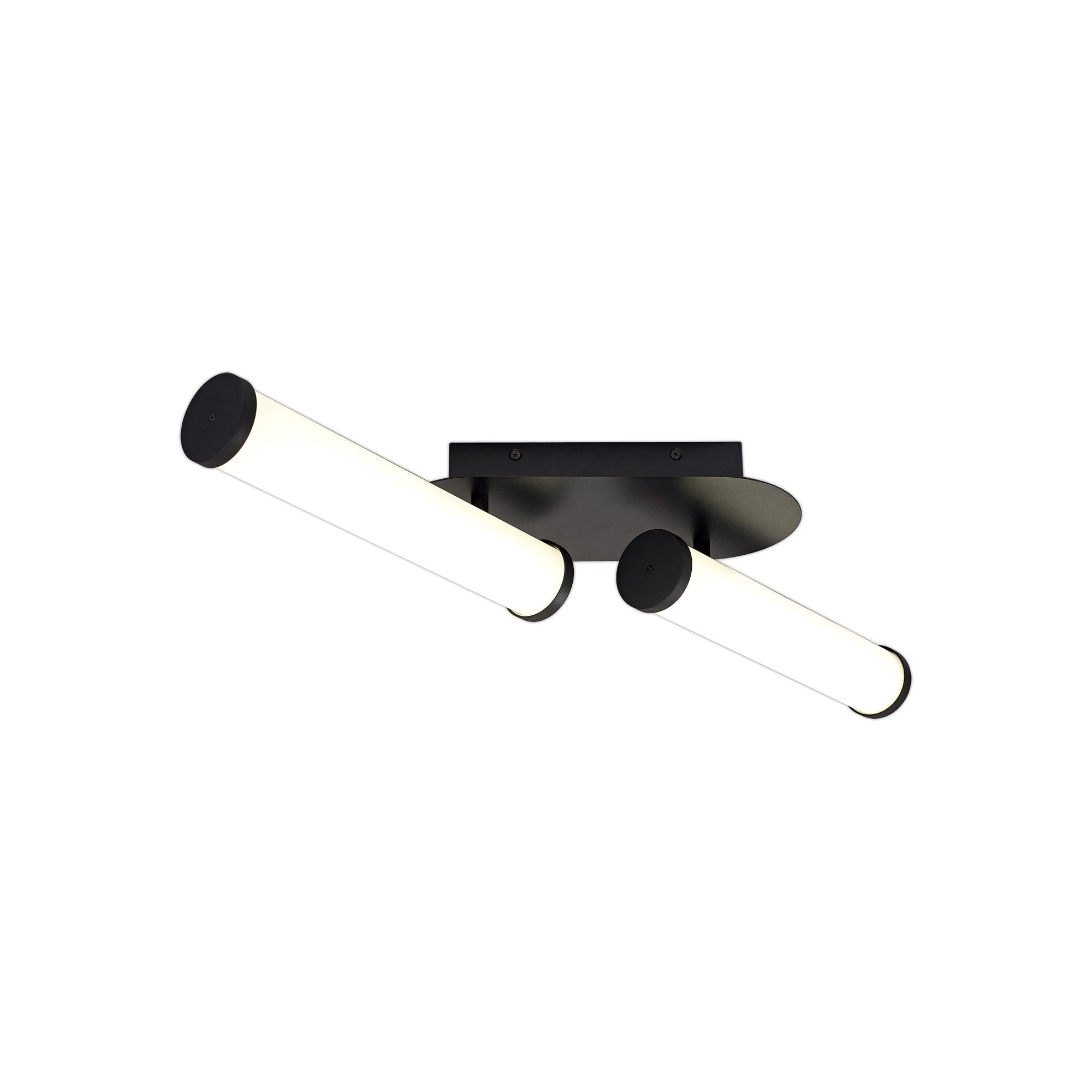 Fabula Torrington 2 Light Ceiling Light - Sand Black - IP44