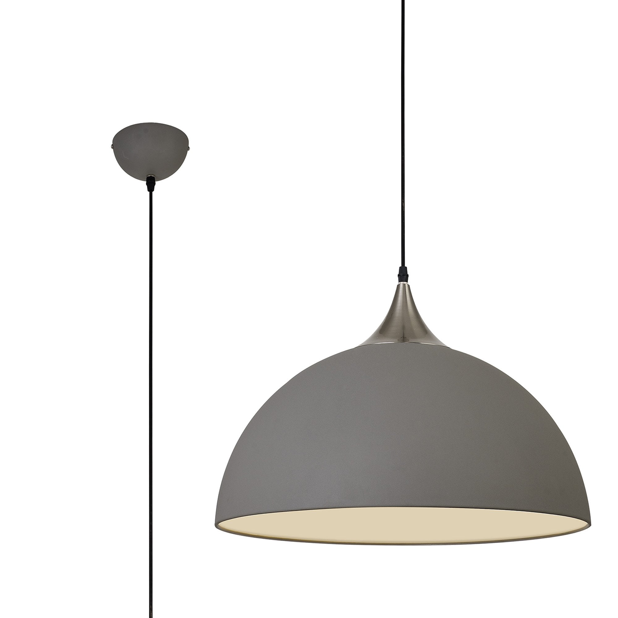 Fabula Victoria Large Pendant - Sand Grey