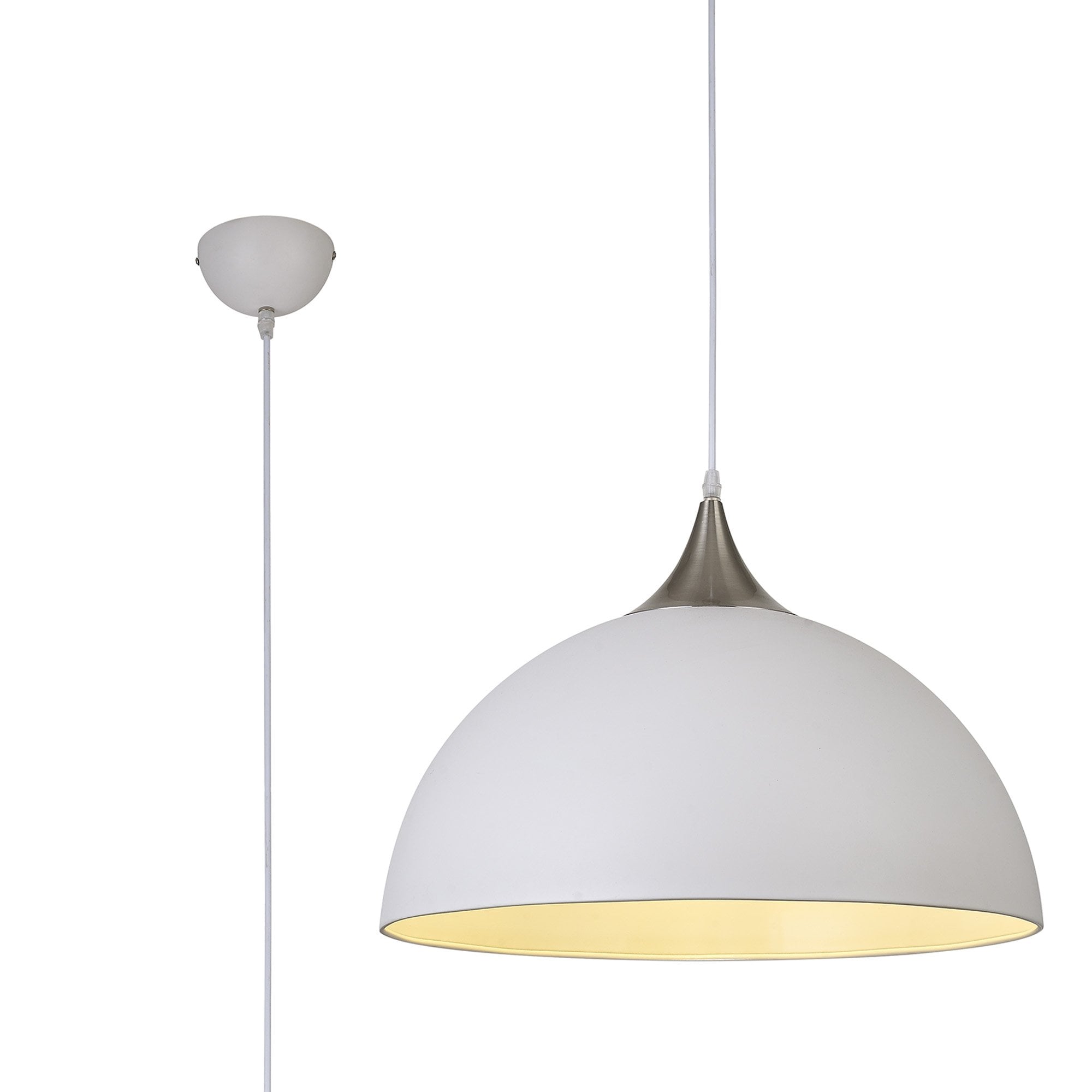 Fabula Victoria Large Pendant - Sand White