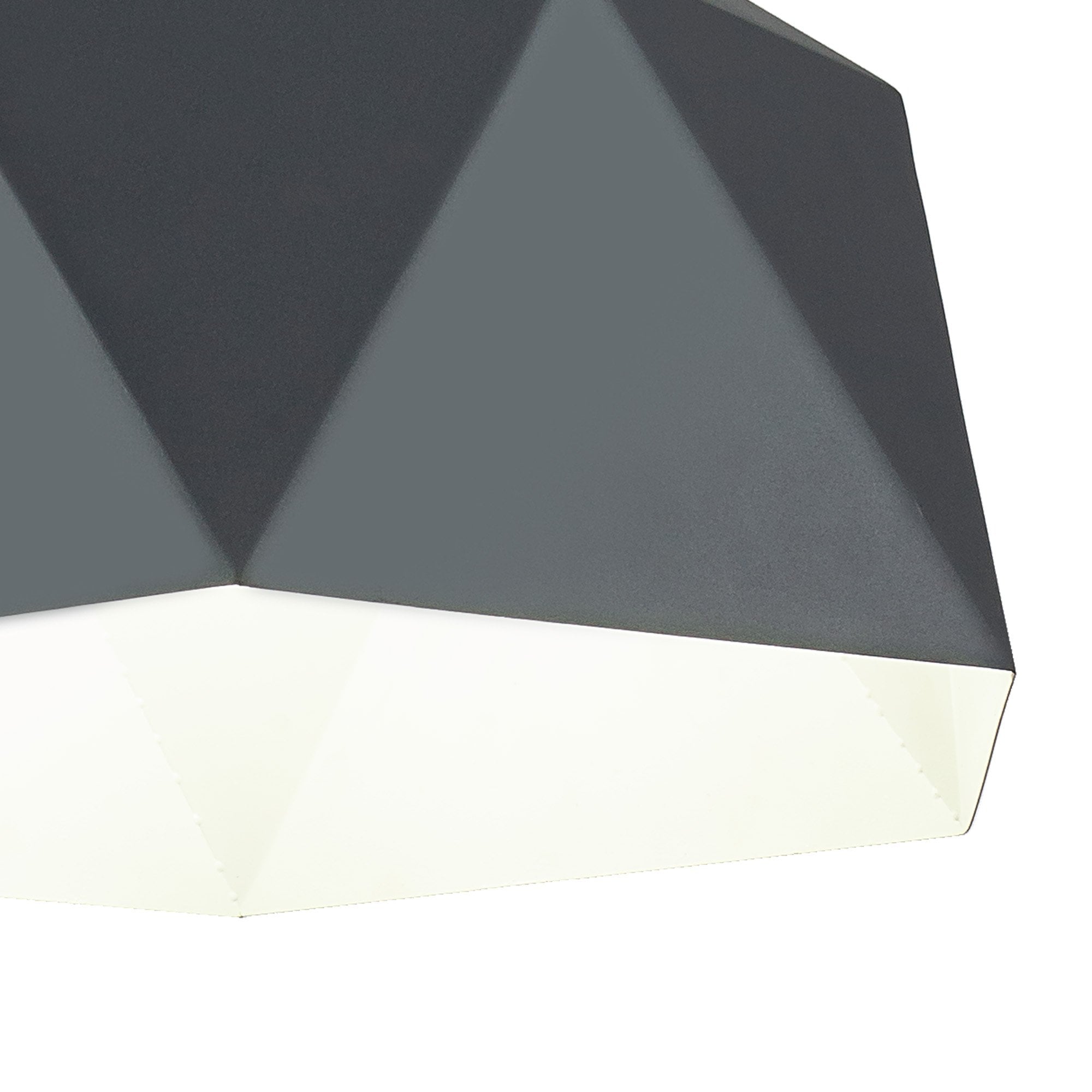 Fabula Winchester Single Pendant - Graphite & White Inner