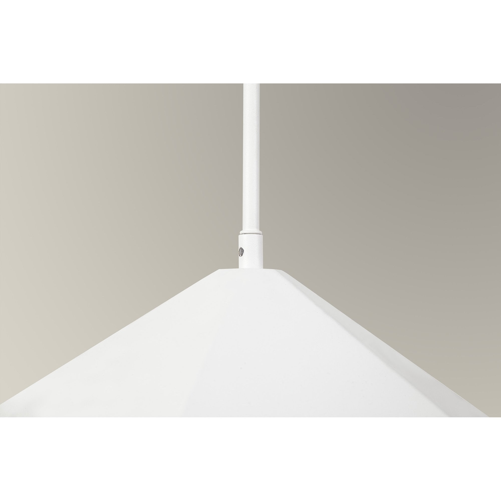 Fabula Winchester Single Pendant - White & Silver Inner