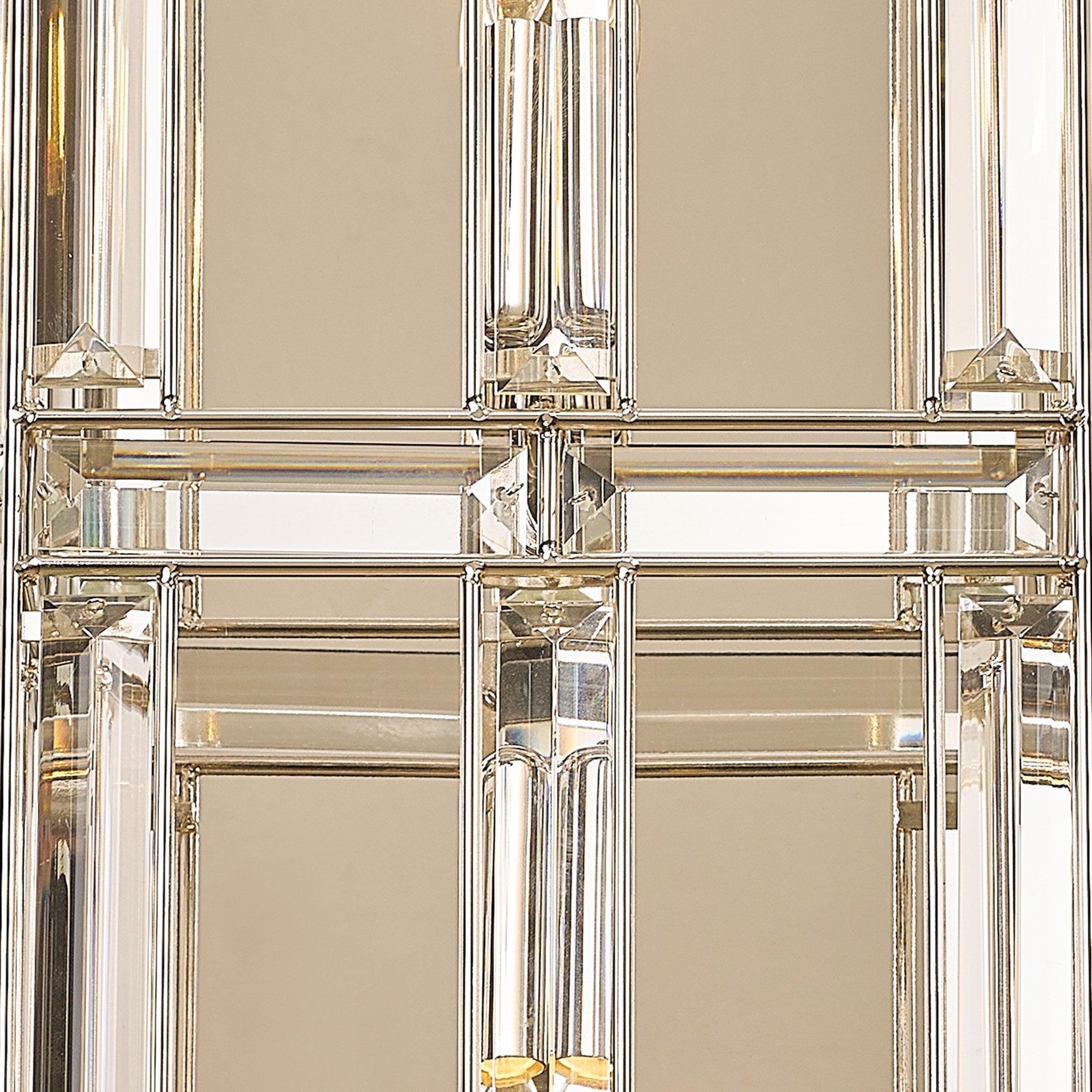 Fabula Woodford 2 Light Rectangular Wall Light - Polished Nickel