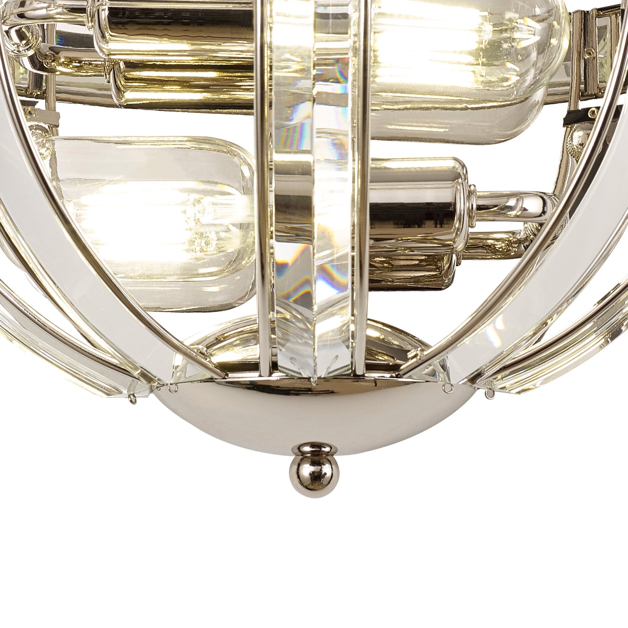 Fabula Woodford 2 Light Wall Light - Polished Nickel