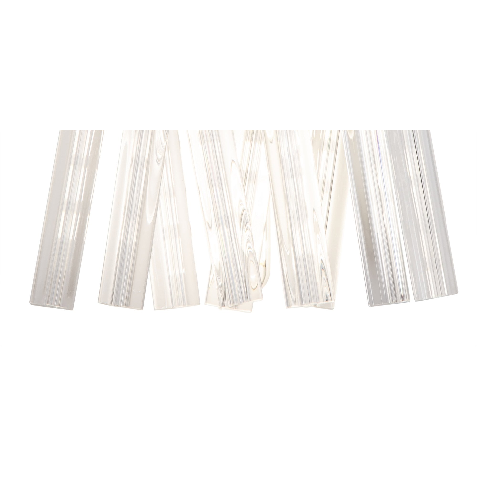 Fabula Wordworth 2 Light Wall Light - Polished Nickel & Clear Glass