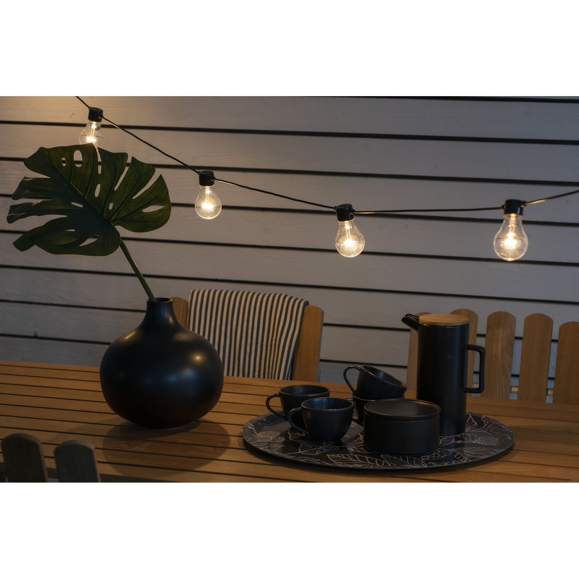 Konstsmide Festoon 9.15m Add-On Set - 10 LED Bulbs - 2000K