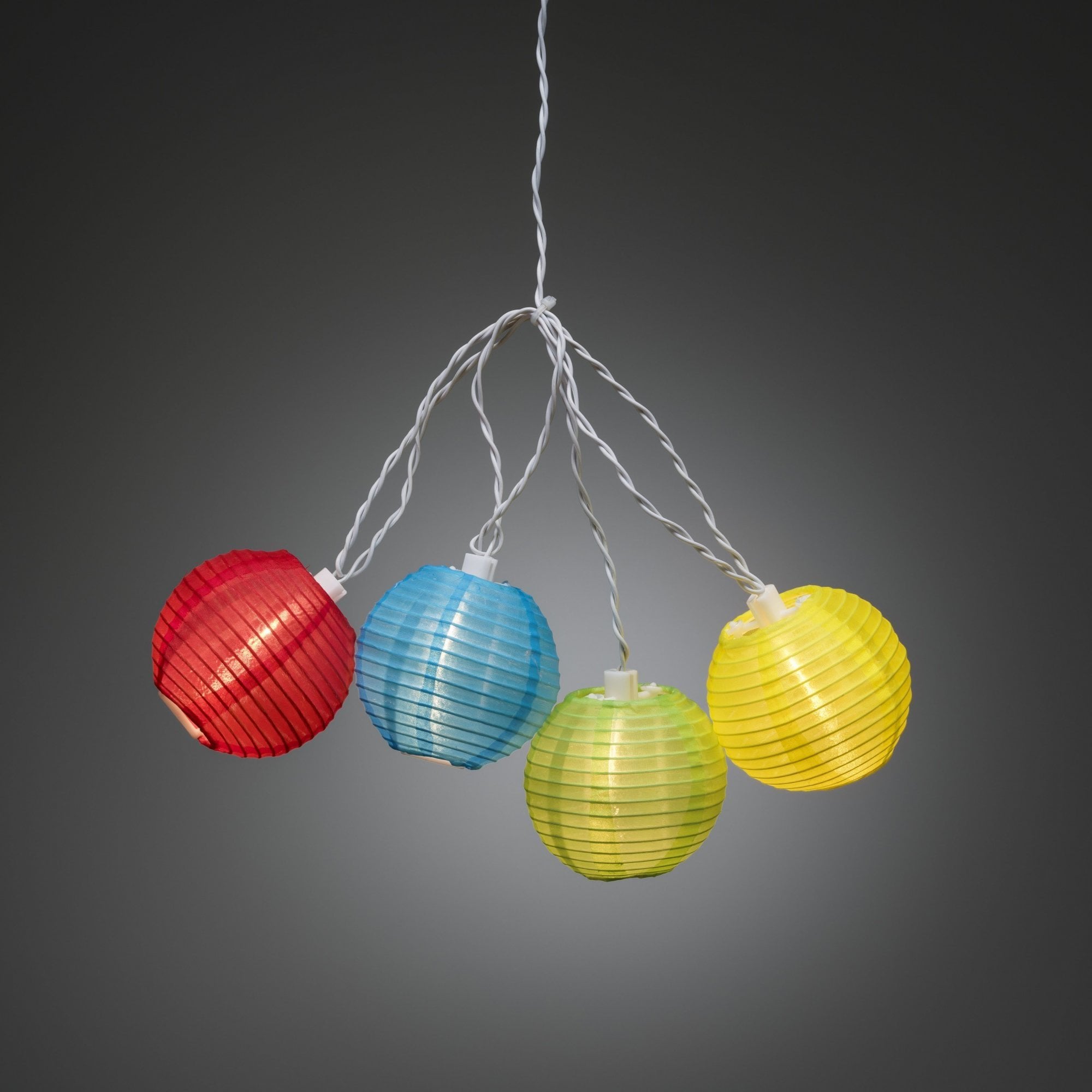 Konstsmide Festoon 4.75m Light Set - 20 LED Rice Balls - Multicoloured