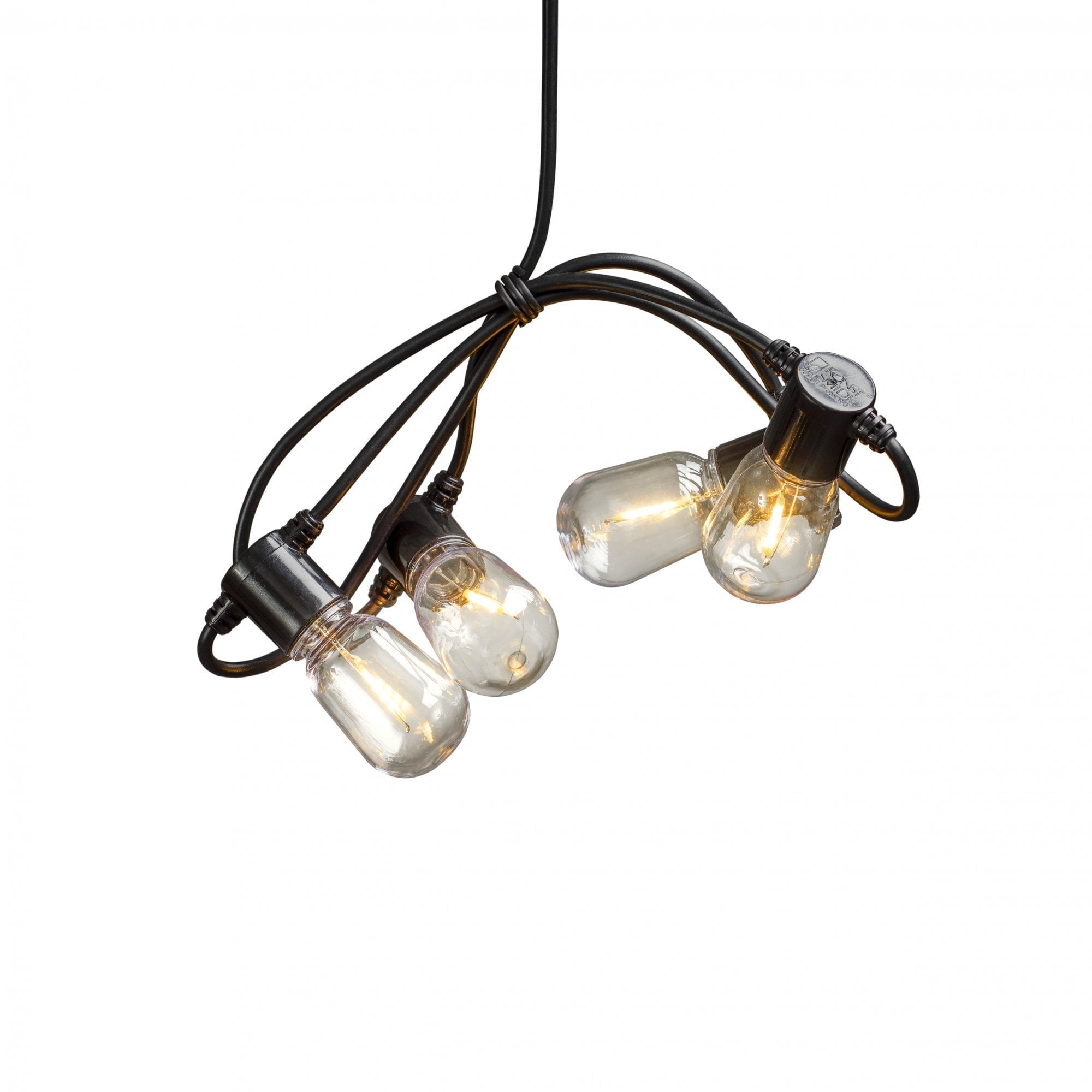 Konstsmide Festoon 4.75m Light Set - 20 Oval LED Bulbs - 2400K