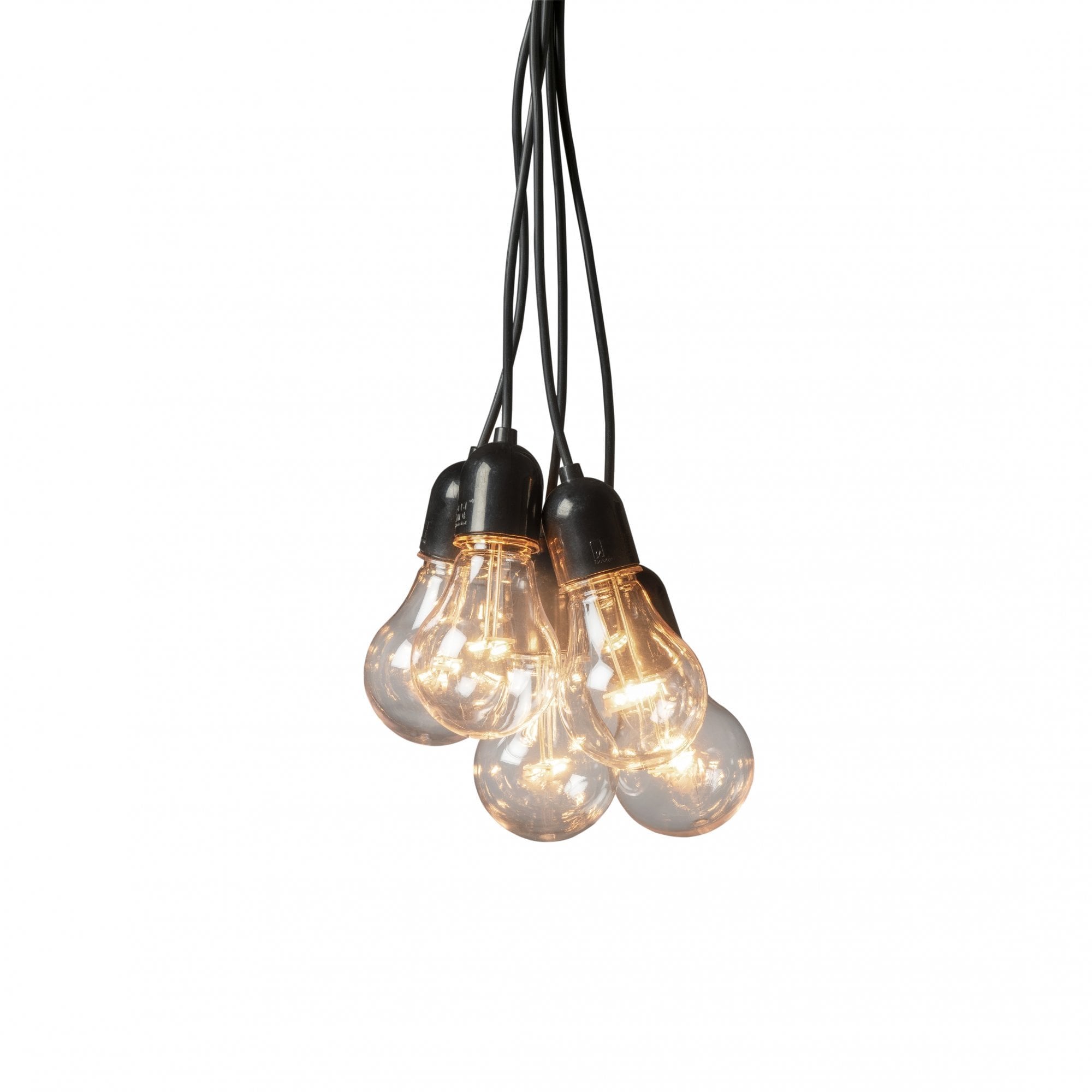 Konstsmide Festoon 9.5m Light Set - 20 LED Bulbs - 2400K - Icicle Drop