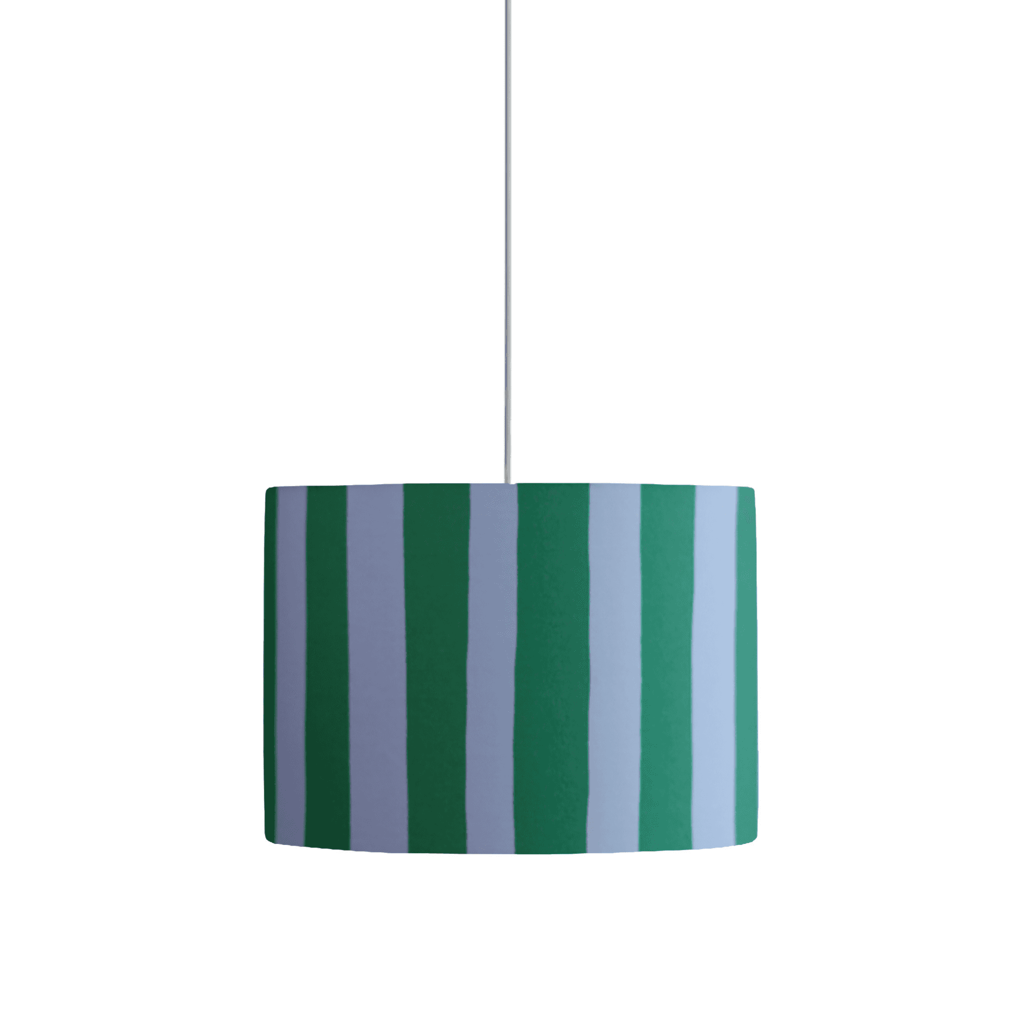 houseof. Small Stripe Print Shade - Blue & Green