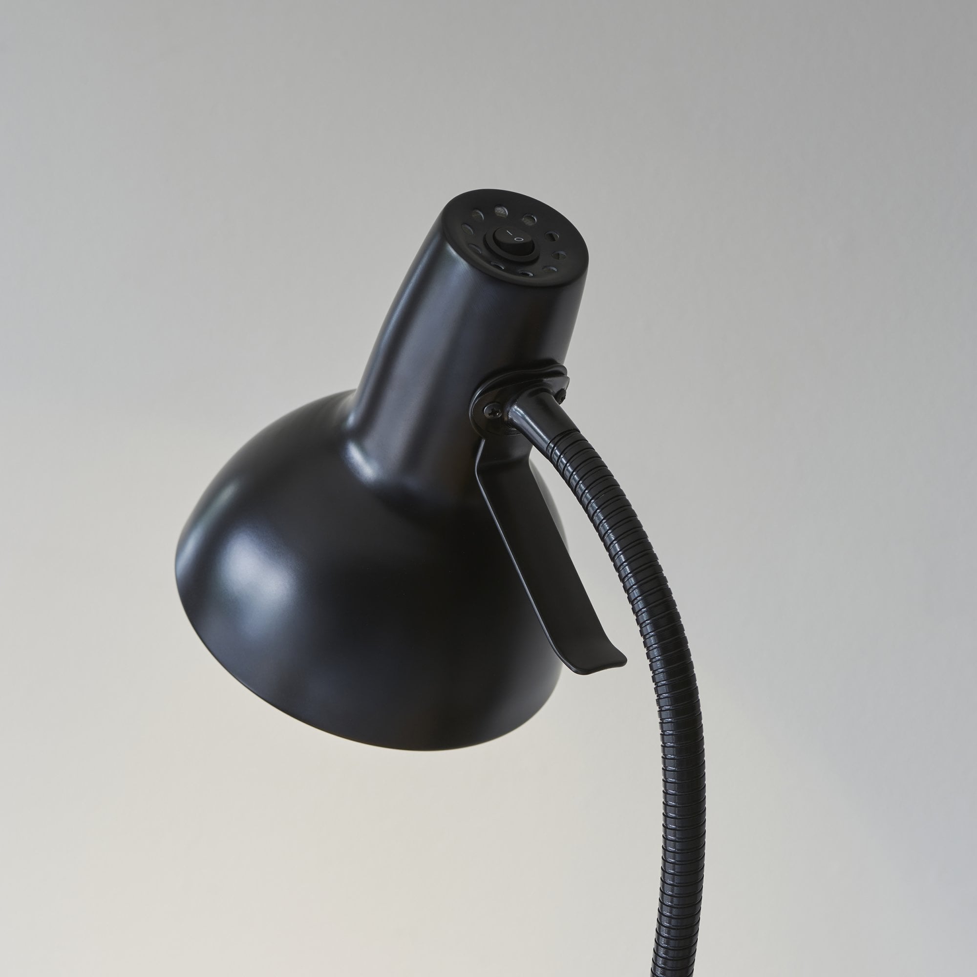 Endon Amalfi Single Floor Light - Matt Black Paint