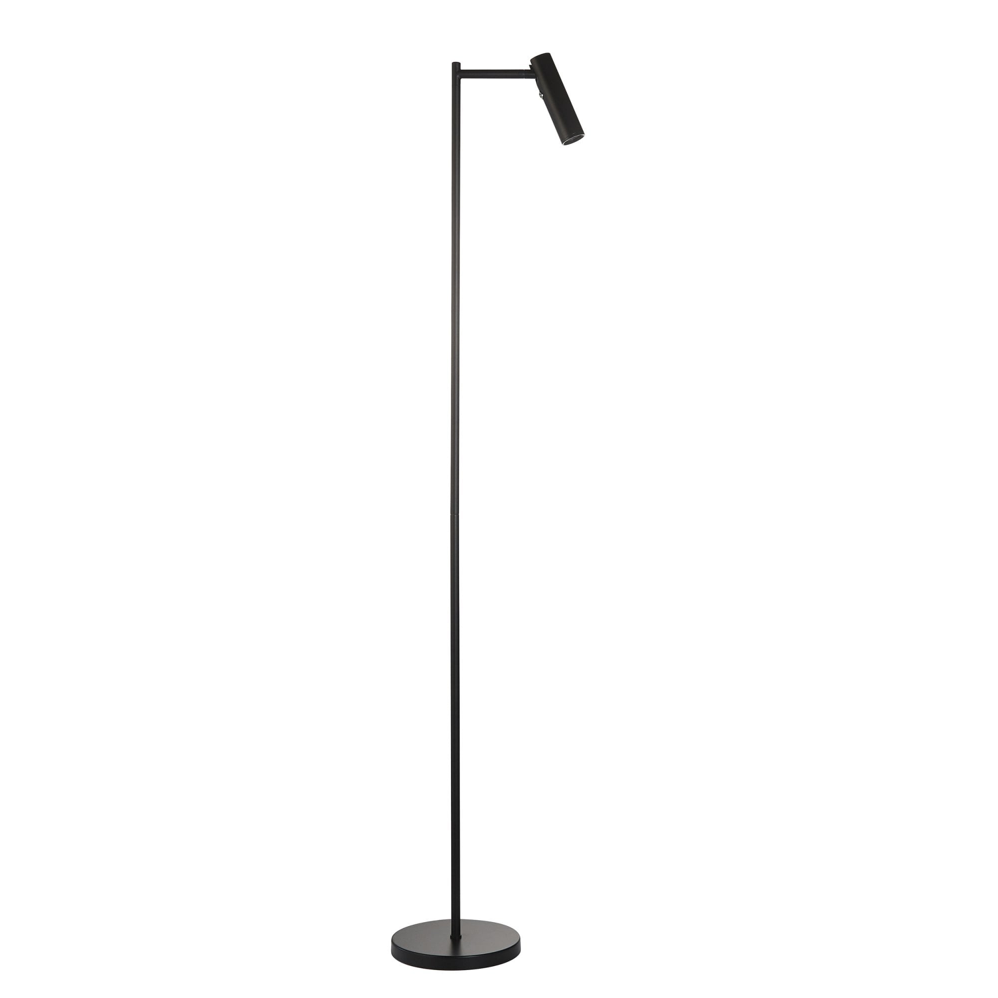 Endon Dedicated Reader Single Floor Light - Matt Black