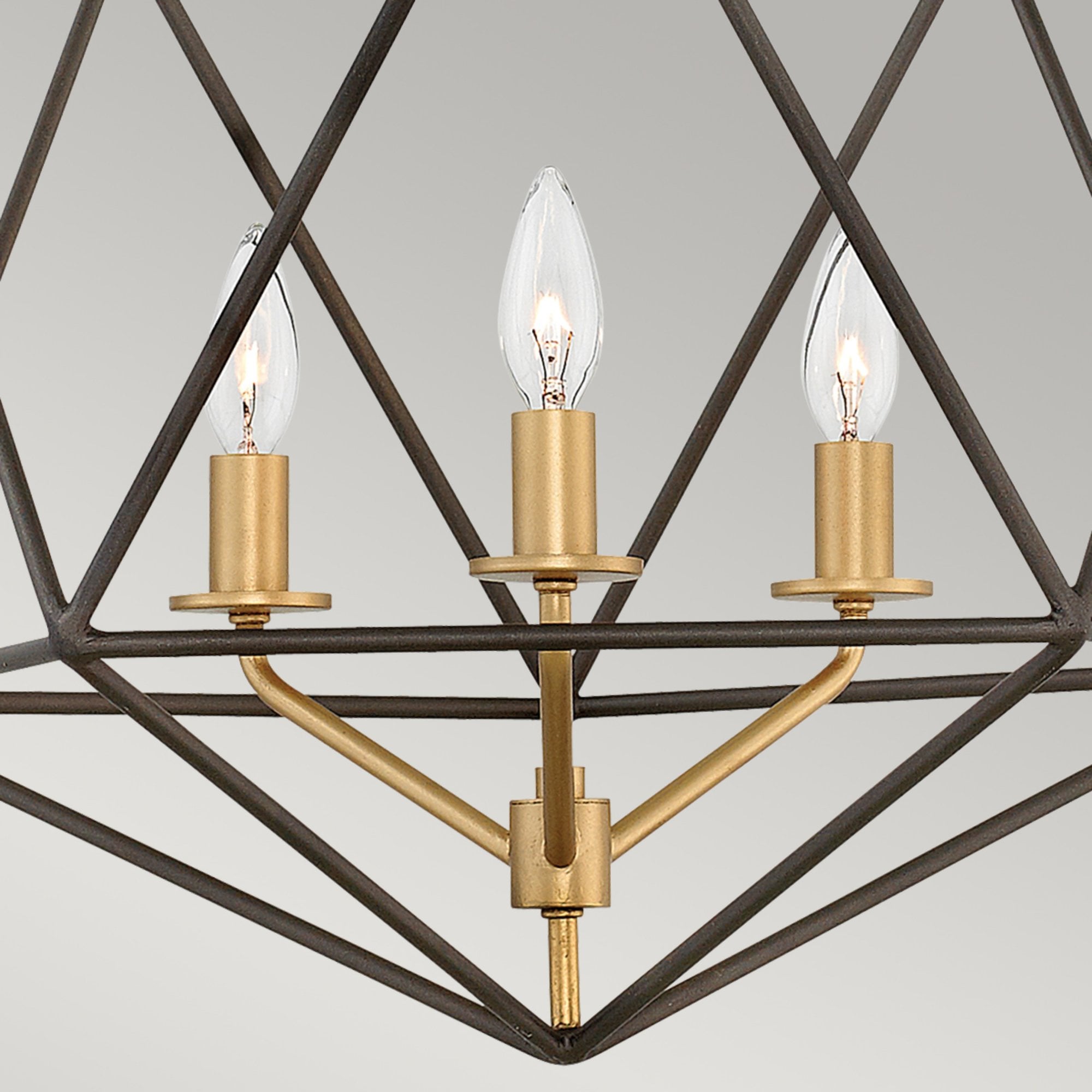 Hinkley Astrid 3 Light Pendant Chandelier - Metallic Matte Bronze