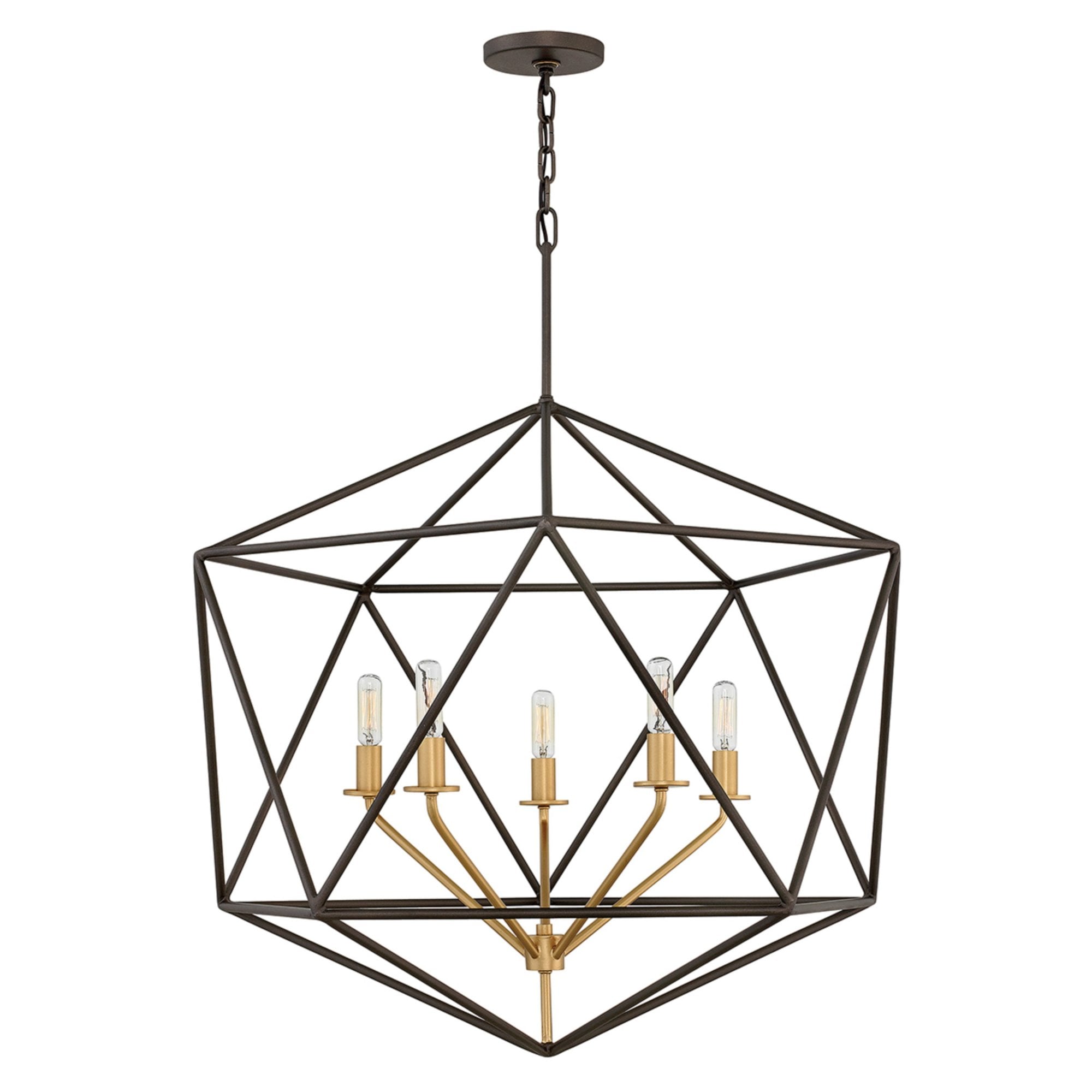 Hinkley Astrid 5 Light Pendant Chandelier - Metallic Matte Bronze