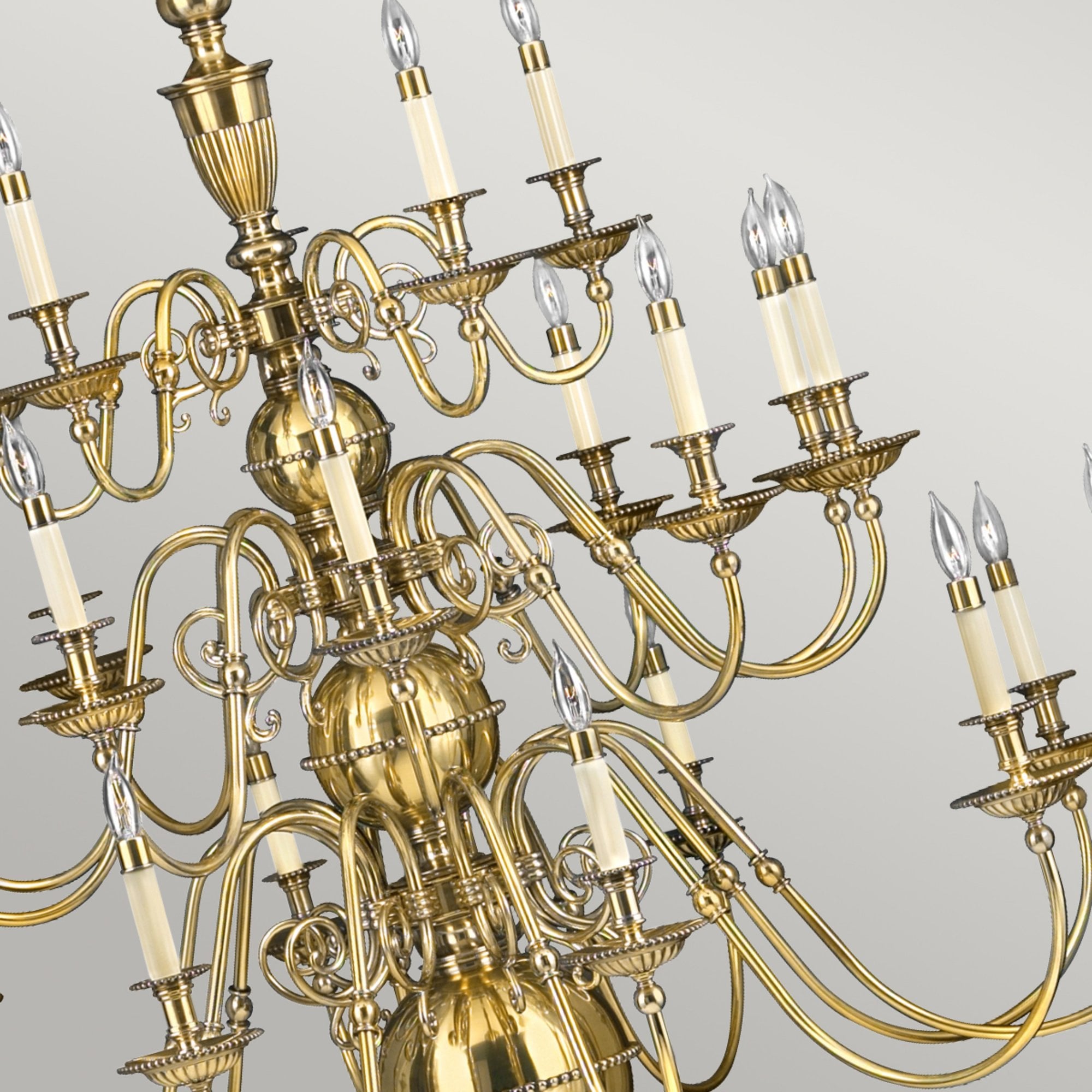 Hinkley Cambridge 25 Light Chandelier - Burnished Brass