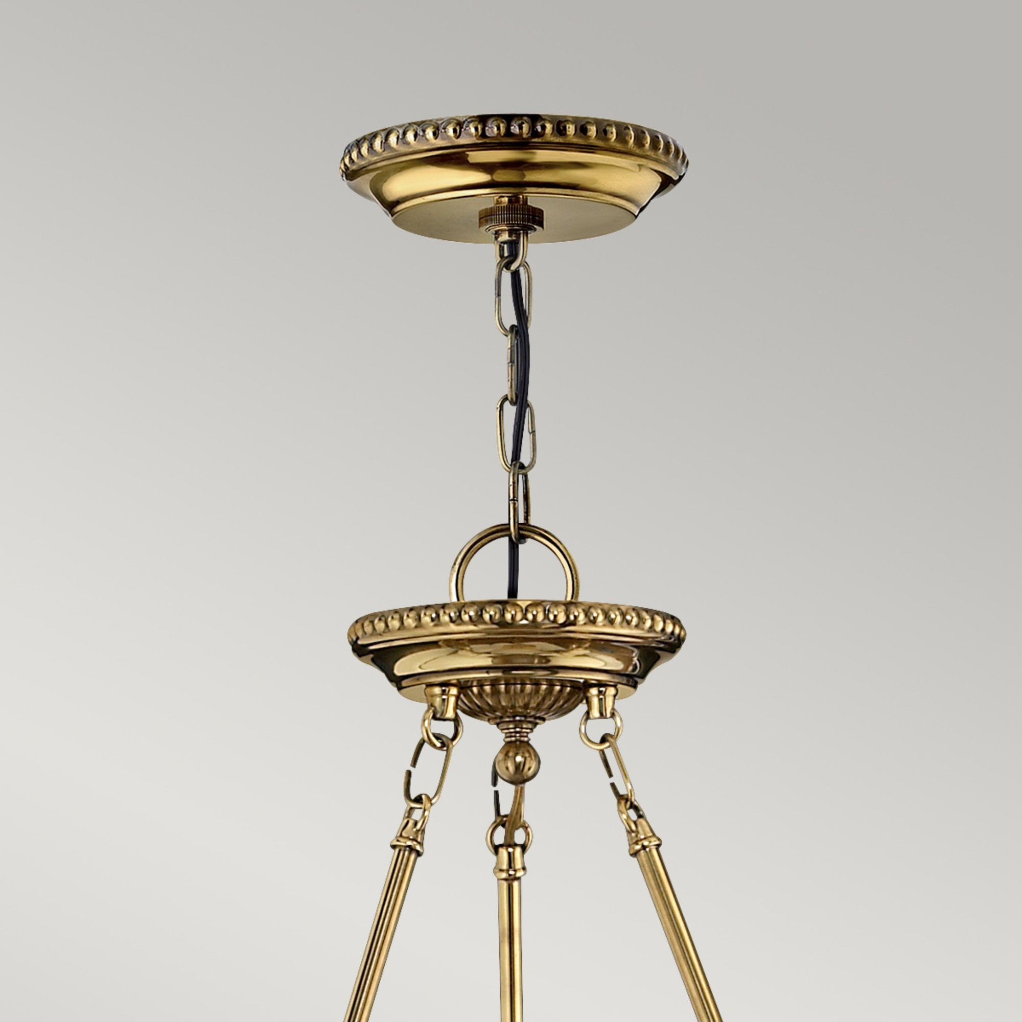 Hinkley Cambridge 3 Light Large Pendant - Burnished Brass