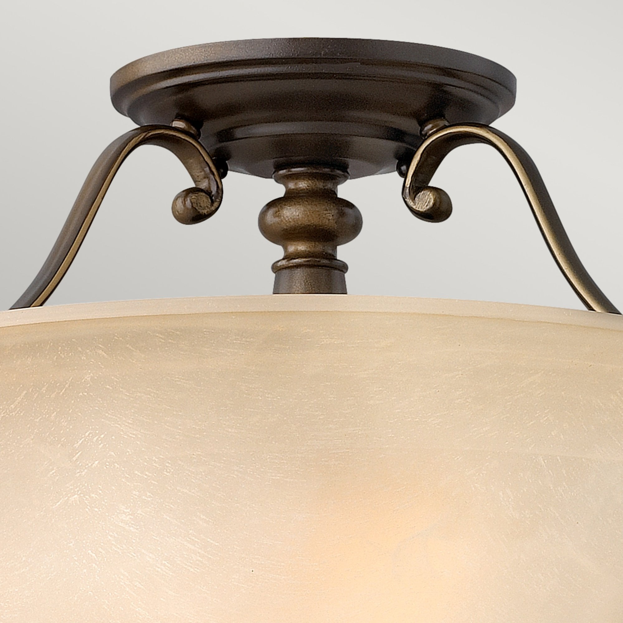 Hinkley Dunhill 2 Light Semi-Flush - Royal Bronze