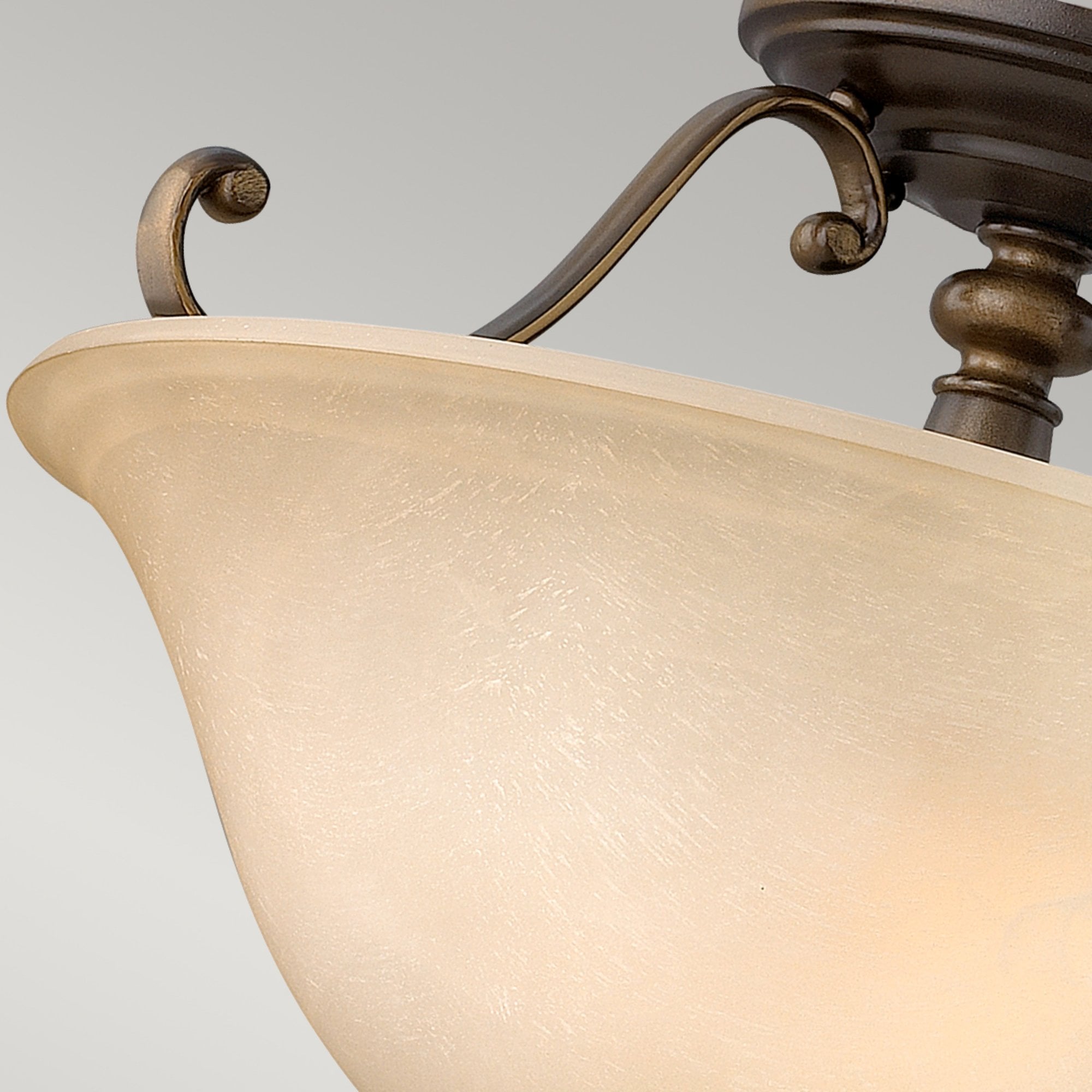 Hinkley Dunhill 2 Light Semi-Flush - Royal Bronze