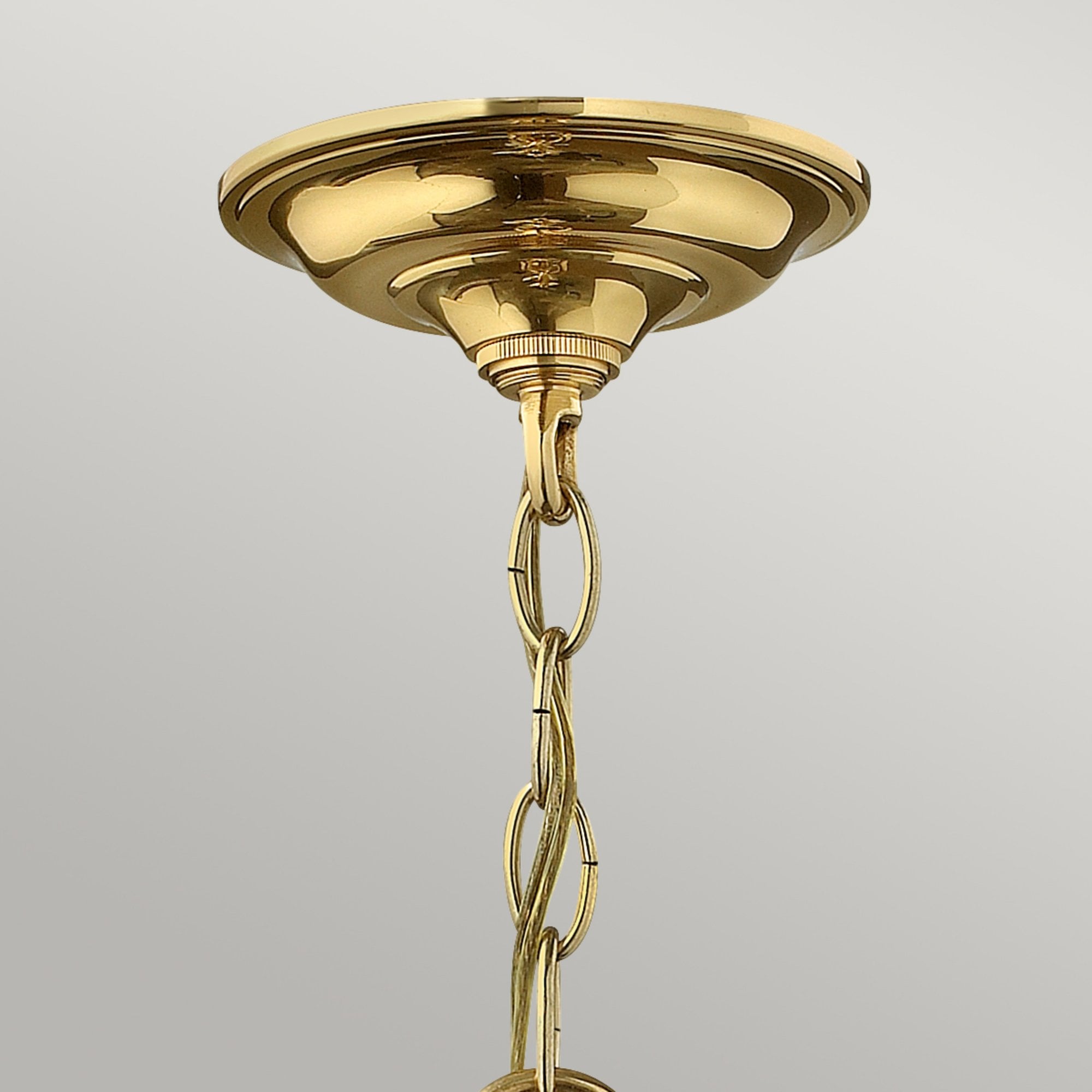 Hinkley Gentry 3 Light Small Pendant - Polished Brass