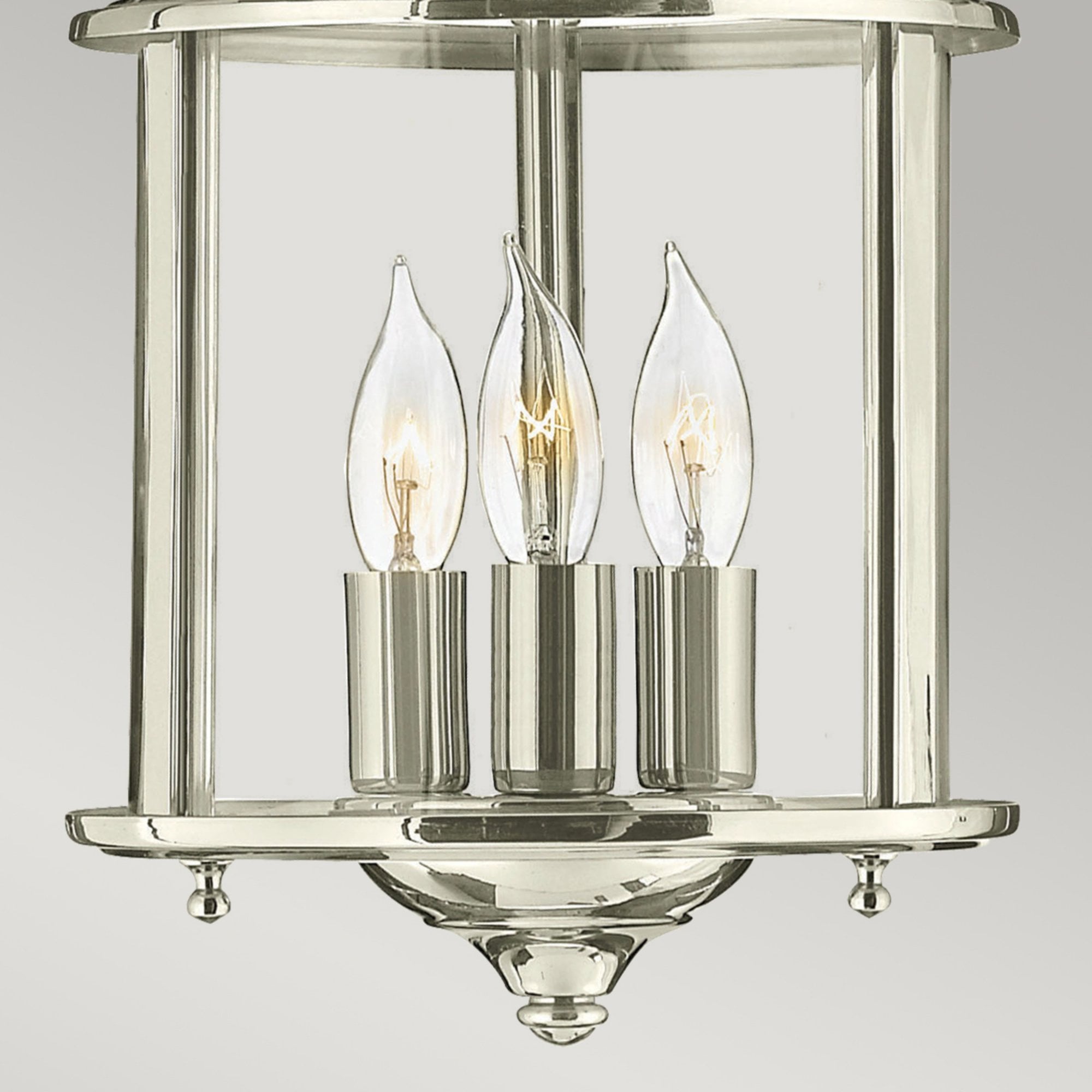 Hinkley Gentry 3 Light Small Pendant - Polished Nickel