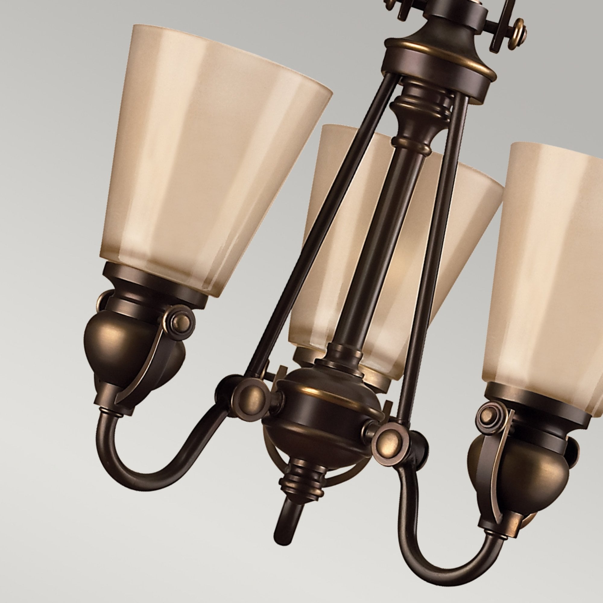Hinkley Mayflower 3 Light Chandelier - Olde Bronze