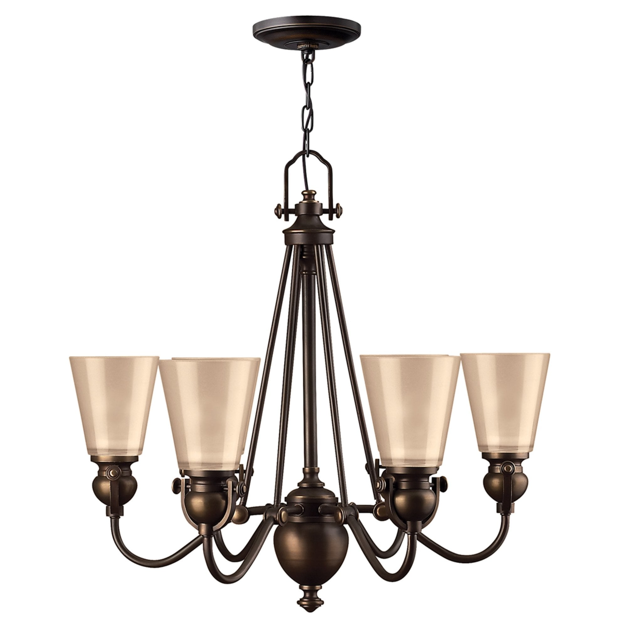 Hinkley Mayflower 6 Light Chandelier - Olde Bronze