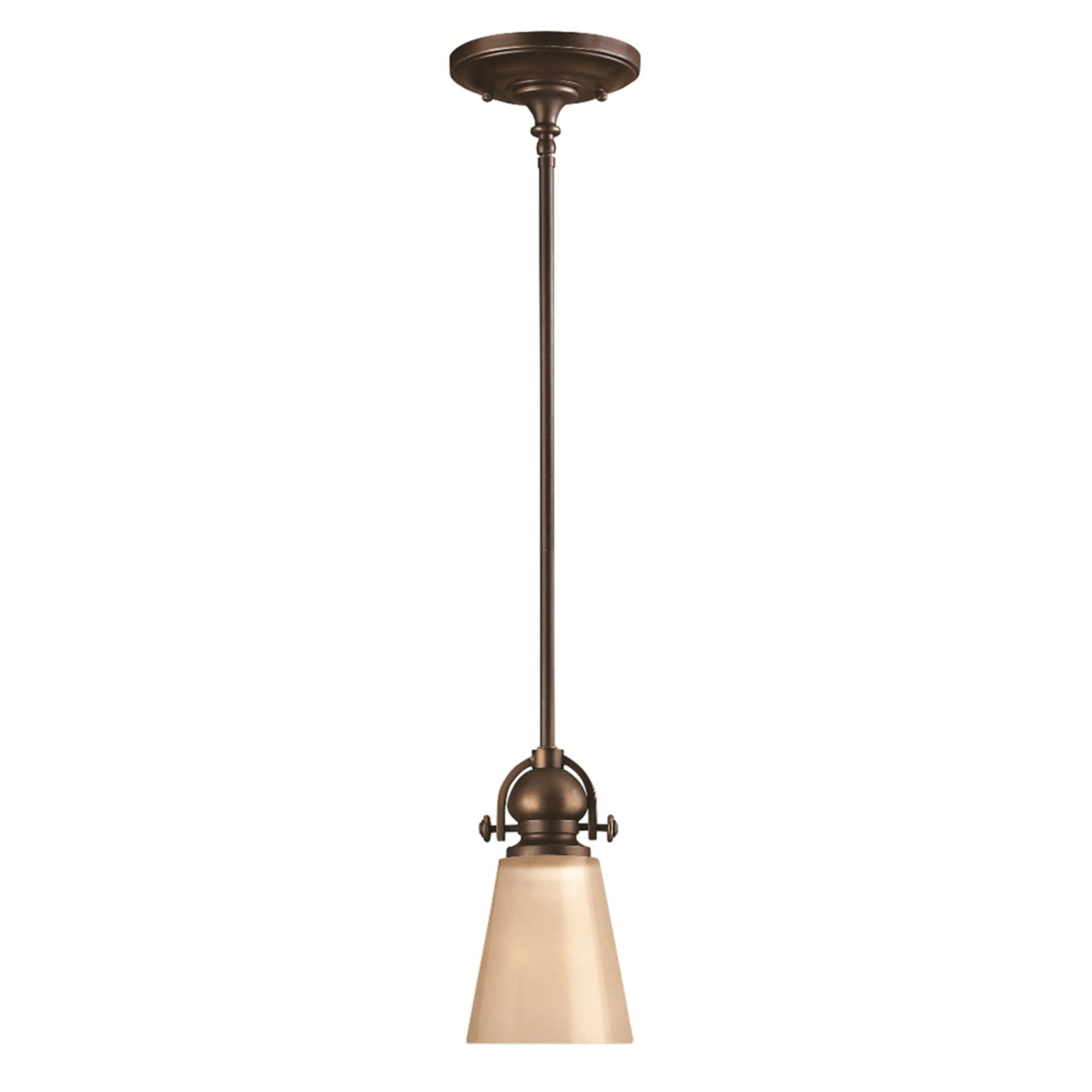 Hinkley Mayflower Single Narrow Mini Pendant - Olde Bronze
