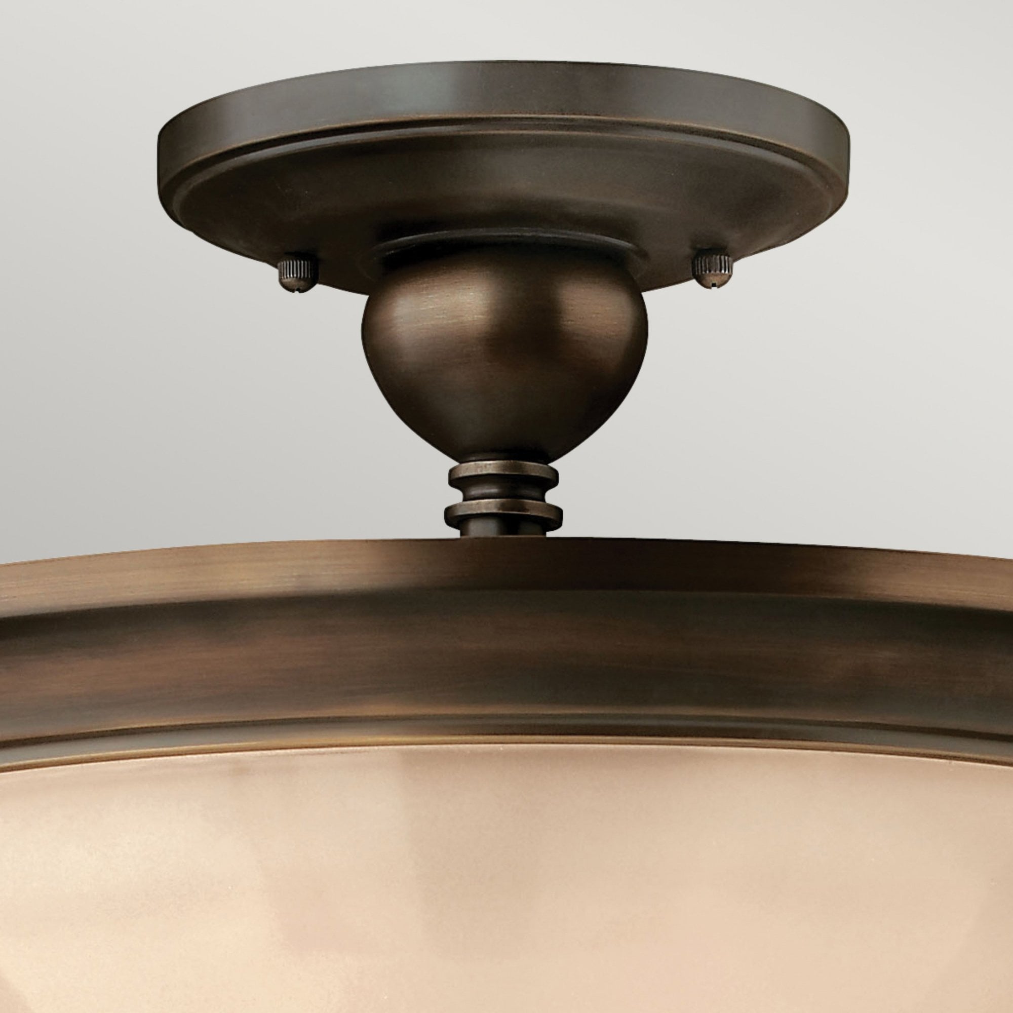 Hinkley Mayflower 3 Light Semi-Flush - Olde Bronze