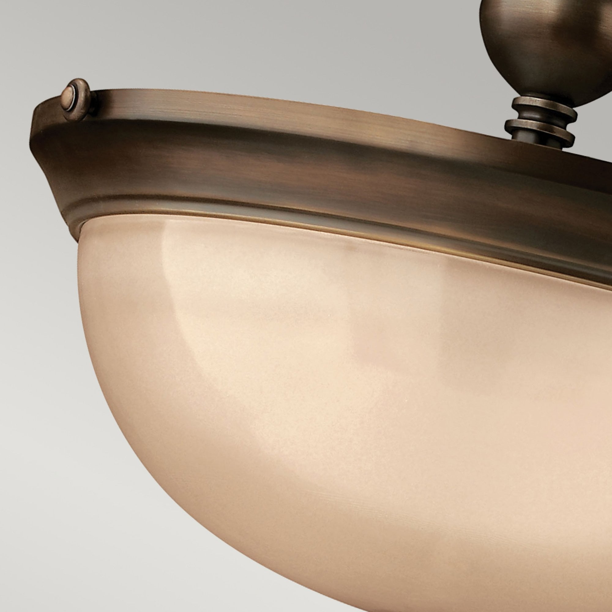 Hinkley Mayflower 3 Light Semi-Flush - Olde Bronze