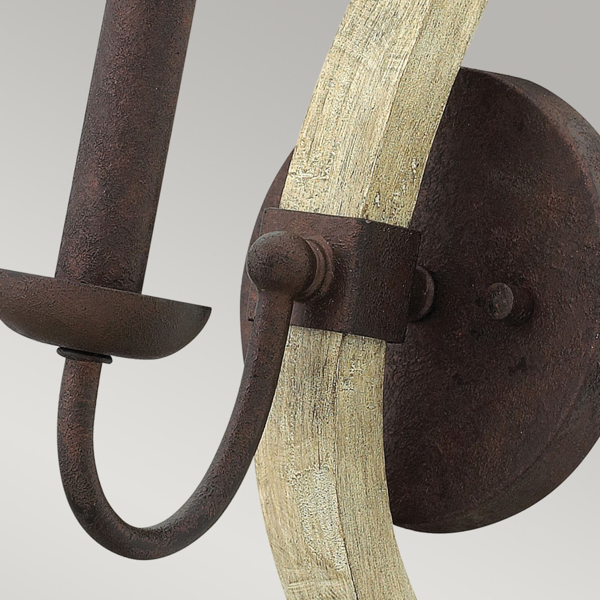 Hinkley Middlefield Single Wall Light - Iron Rust