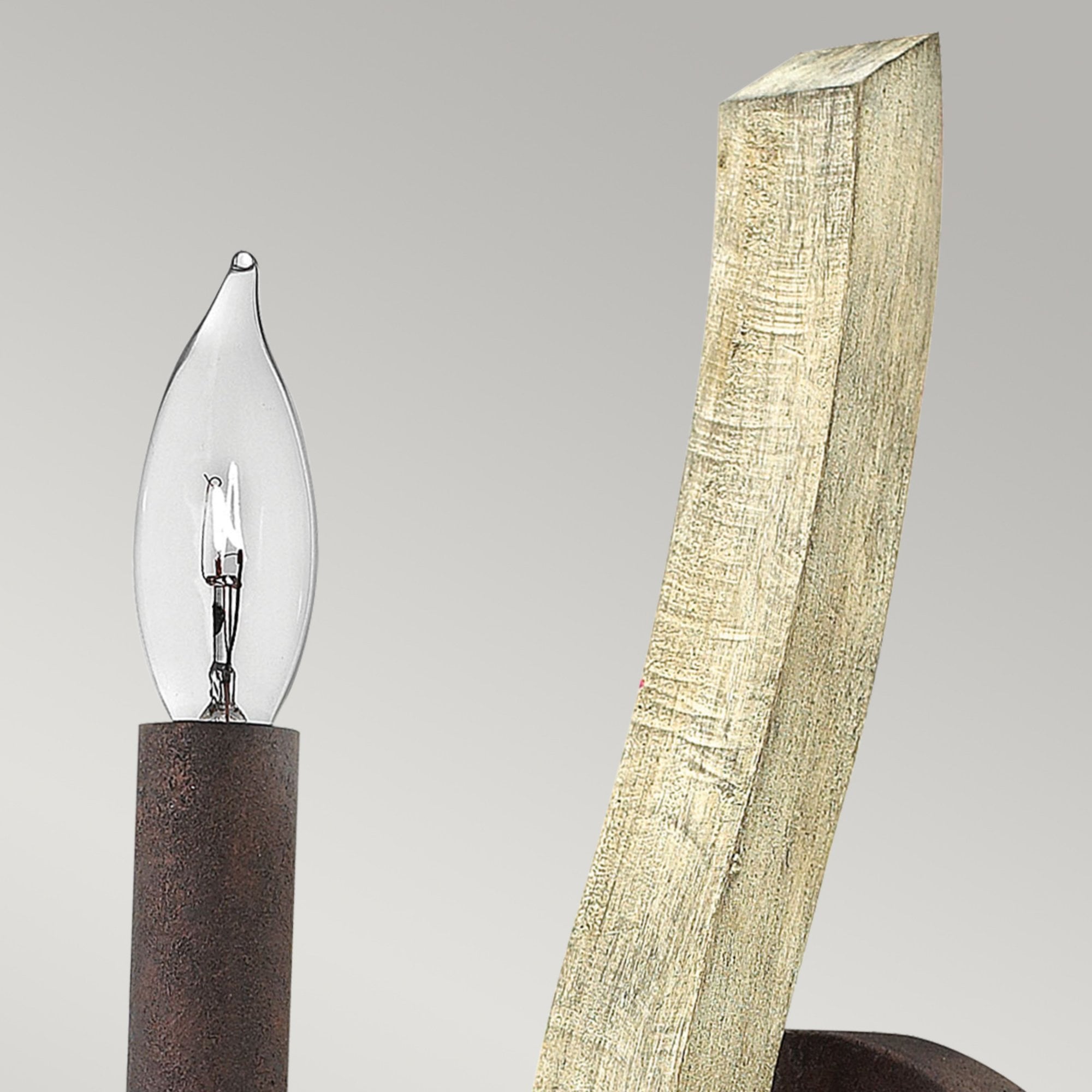 Hinkley Middlefield Single Wall Light - Iron Rust