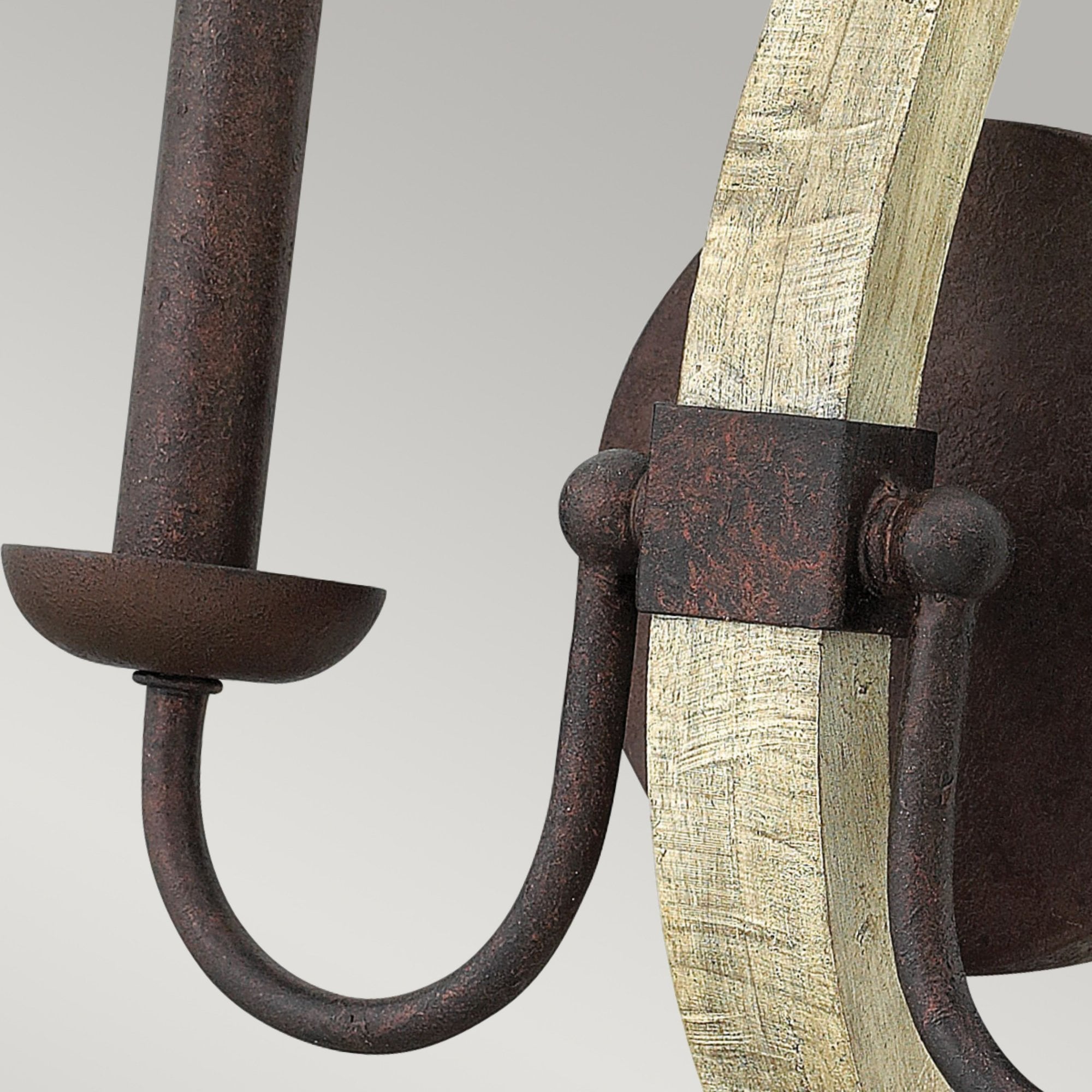 Hinkley Middlefield 2 Light Wall Light - Iron Rust