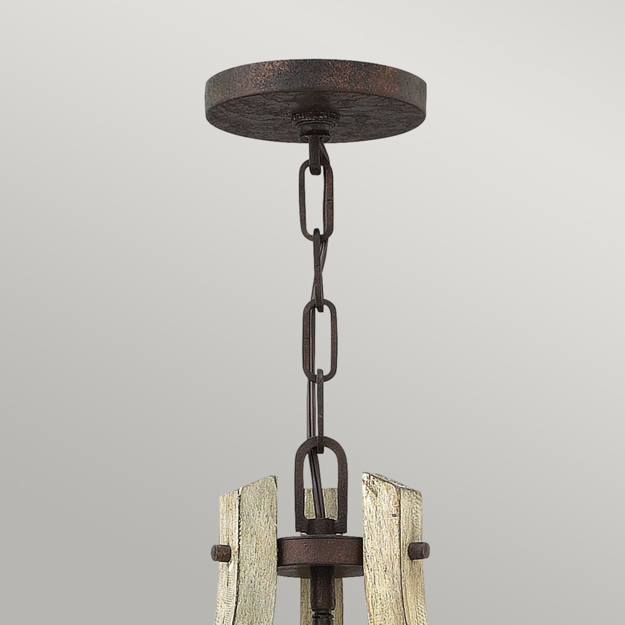 Hinkley Middlefield 3 Light Chandelier - Iron Rust