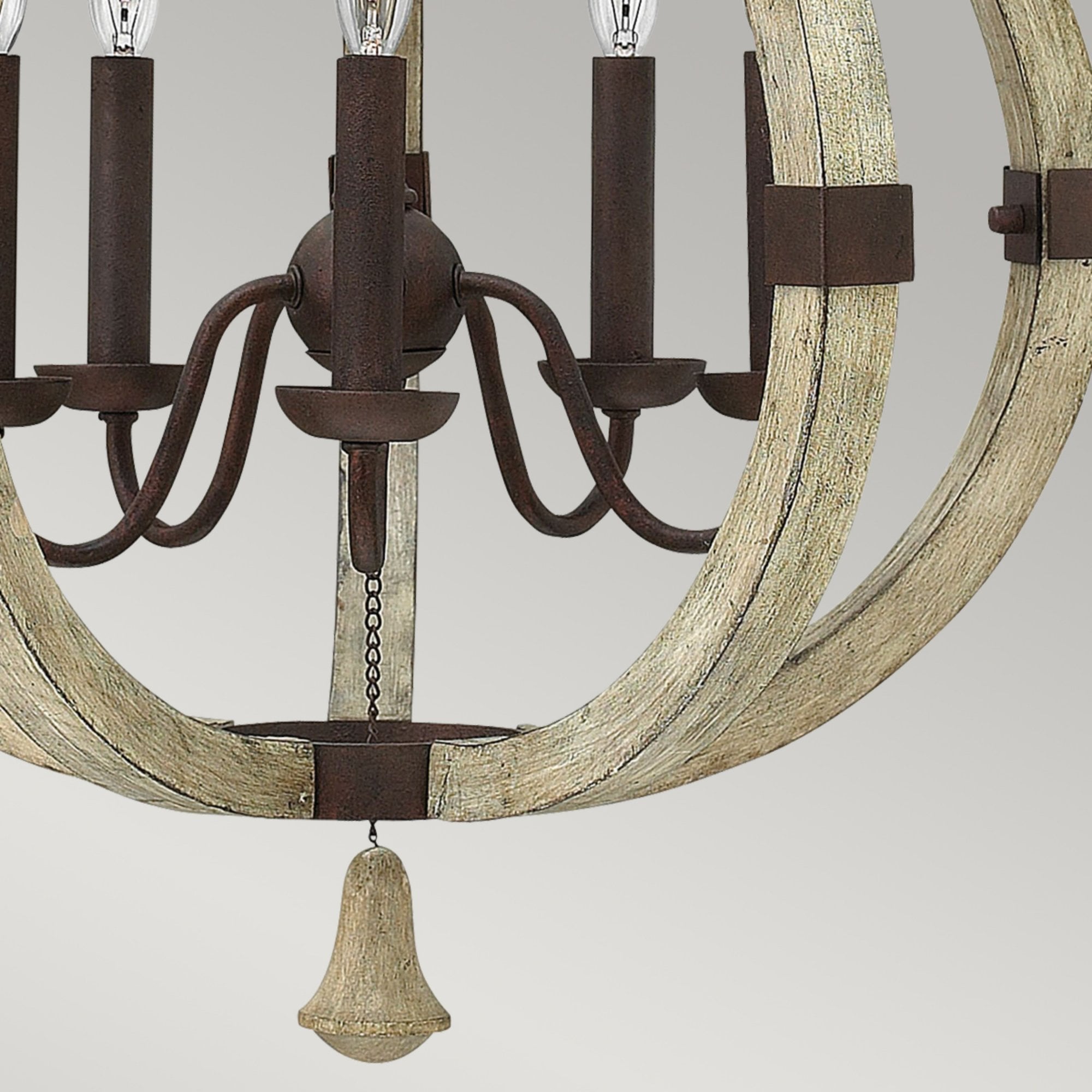 Hinkley Middlefield 5 Light Chandelier - Iron Rust