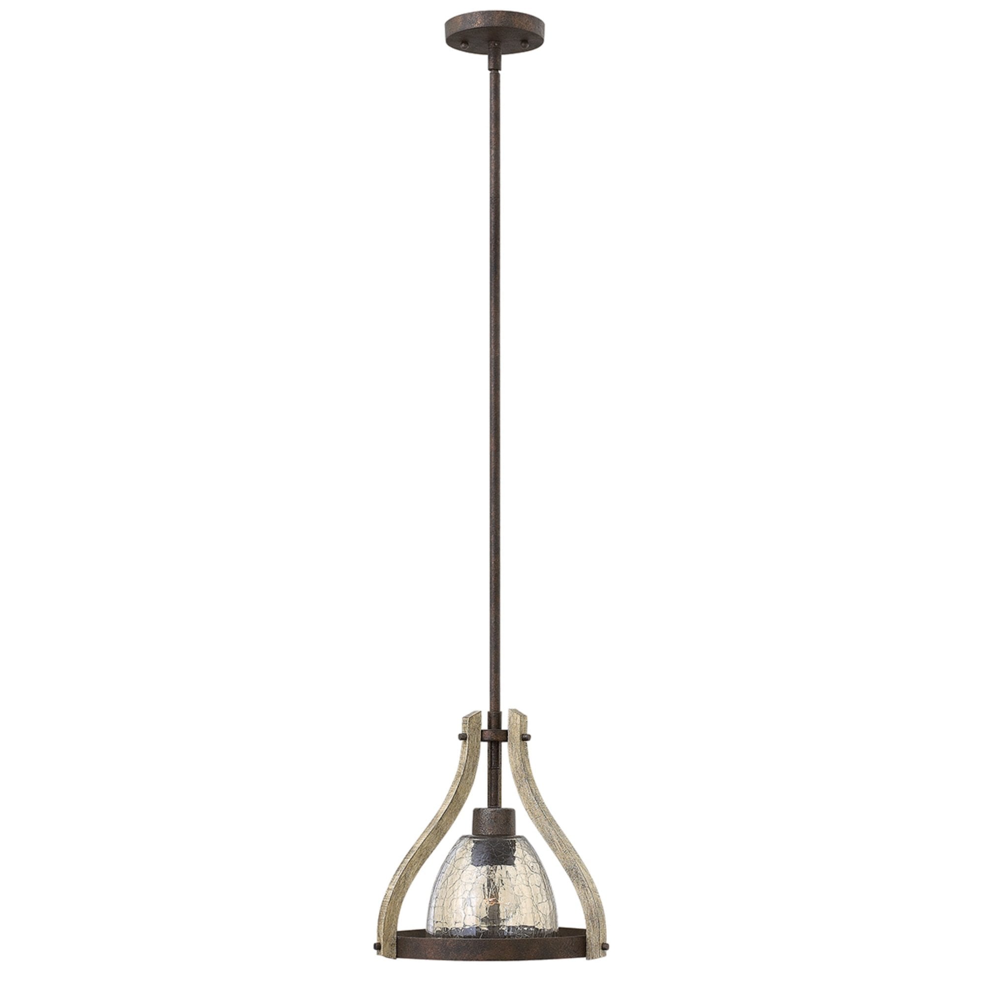 Hinkley Middlefield Single Mini Pendant - Iron Rust