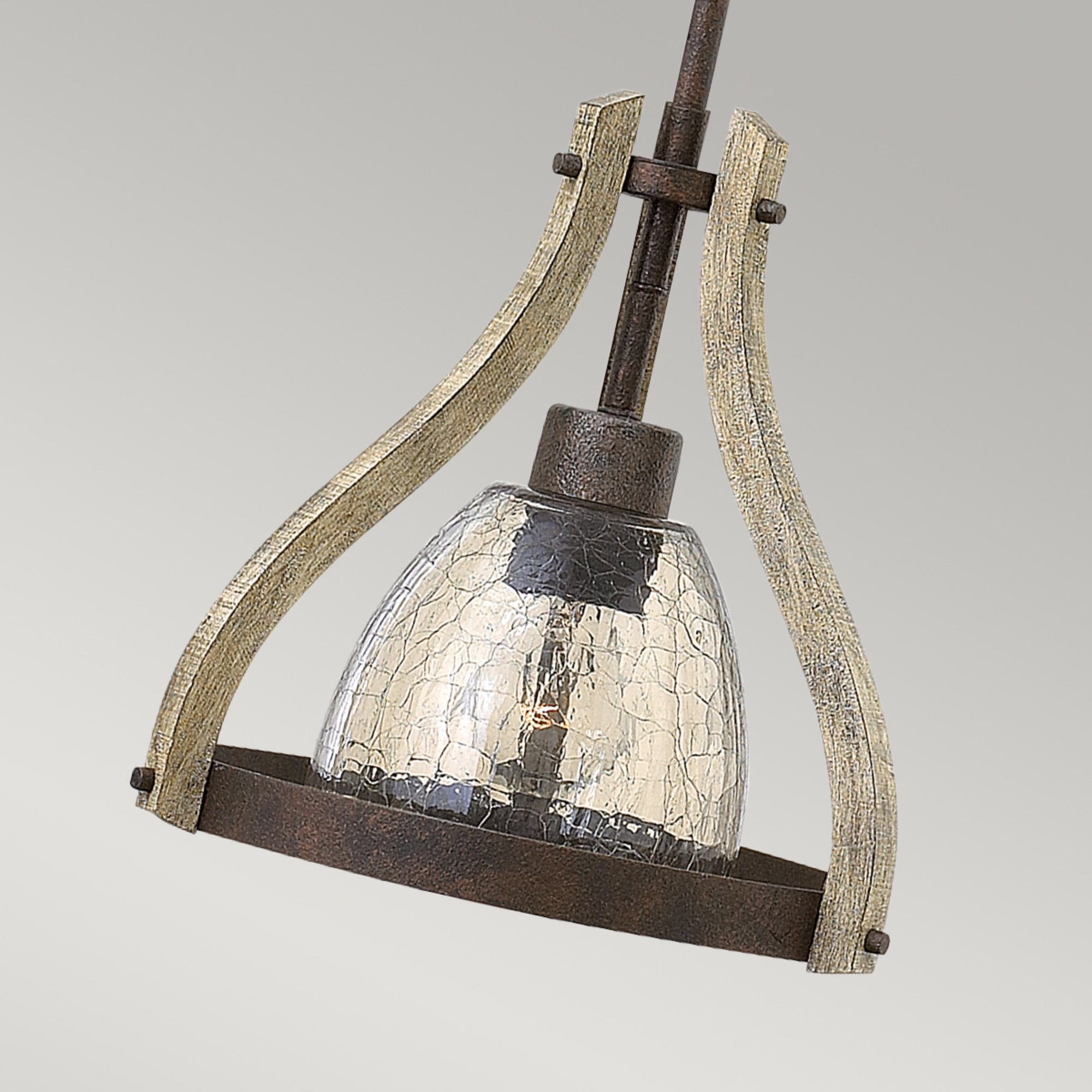 Hinkley Middlefield Single Mini Pendant - Iron Rust