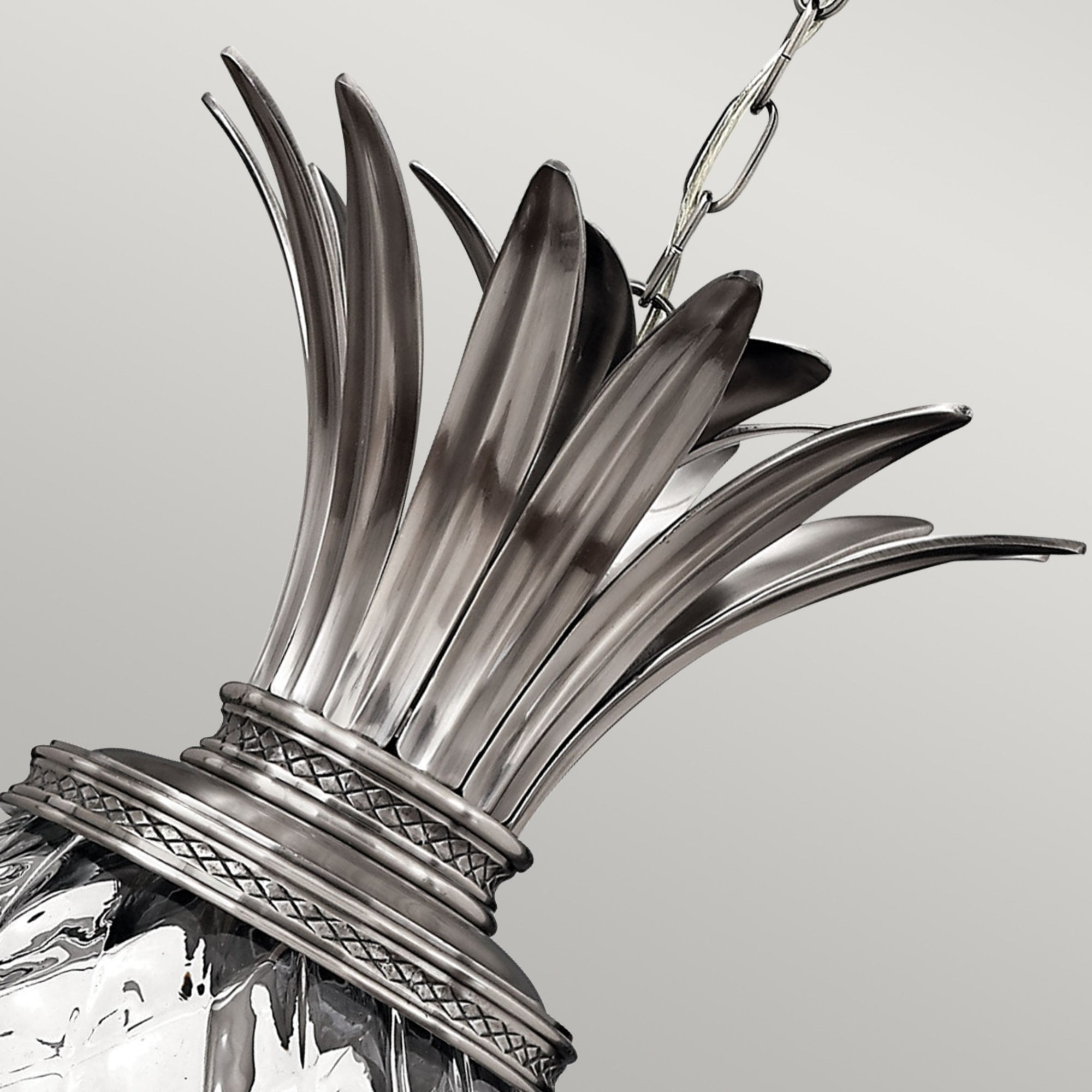 Hinkley Plantation 4 Light Pendant - Polished Antique Nickel