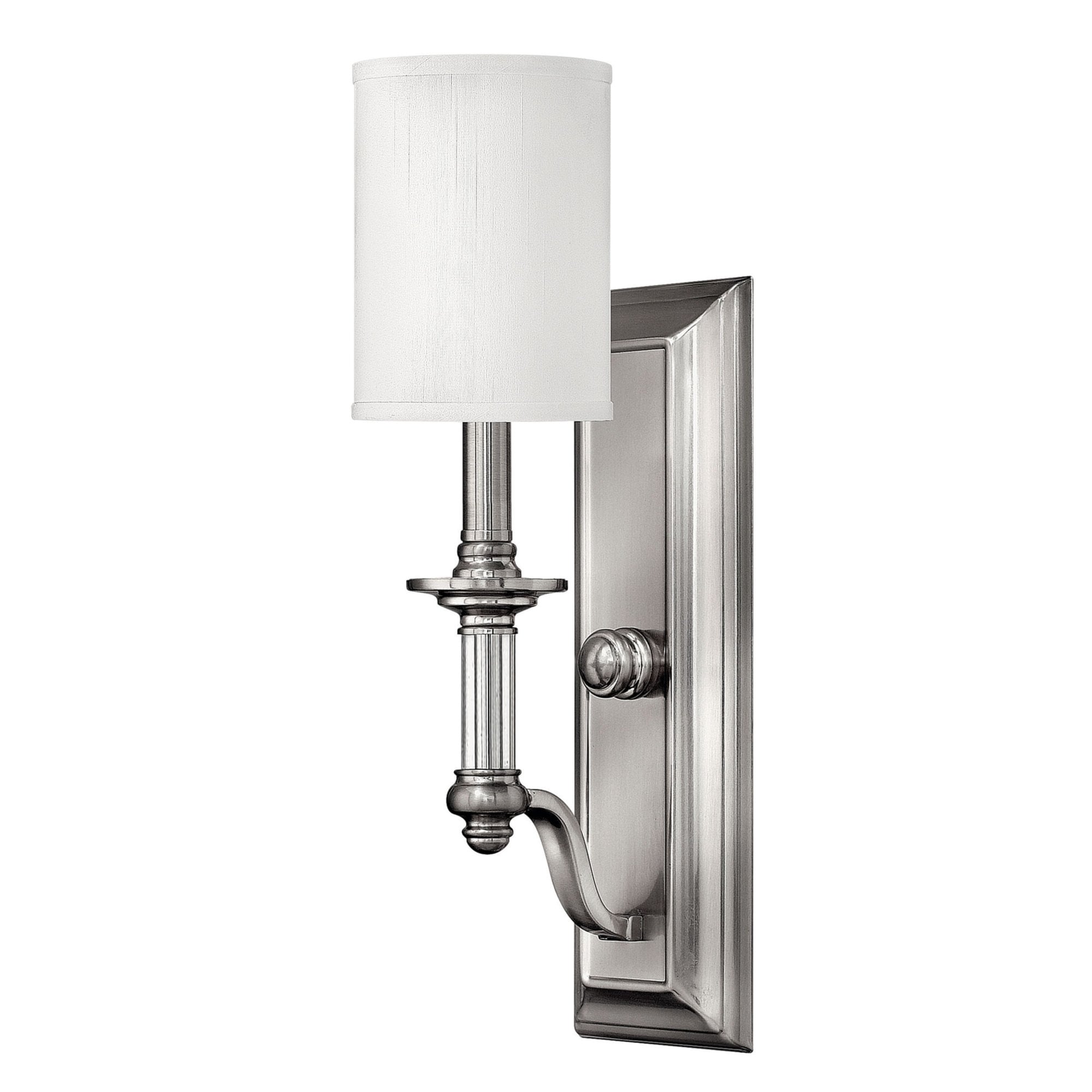 Hinkley Sussex Single Wall Light - Brushed Nickel
