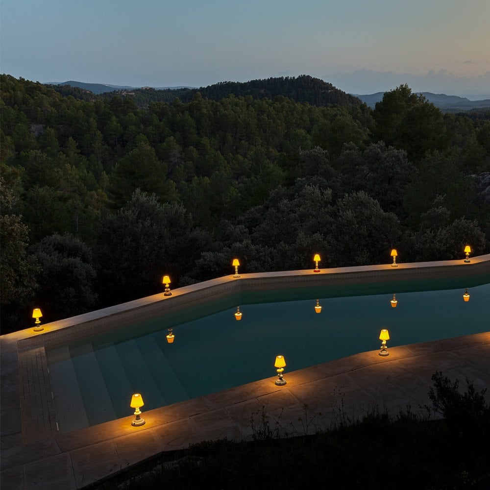 Lladro Sunflower Firefly Table Lamp - Black