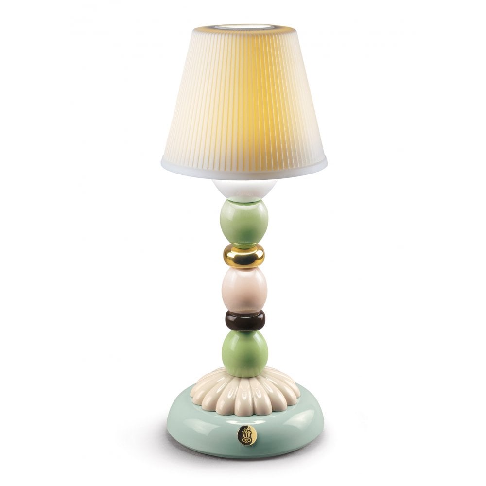 Lladro Palm Firefly Table Lamp - Golden Fall