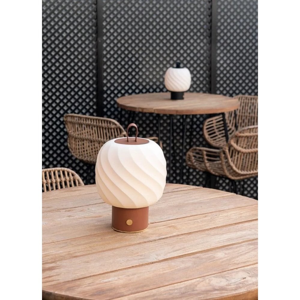 Lladro Ice Cream Portable Medium Lamp - Black