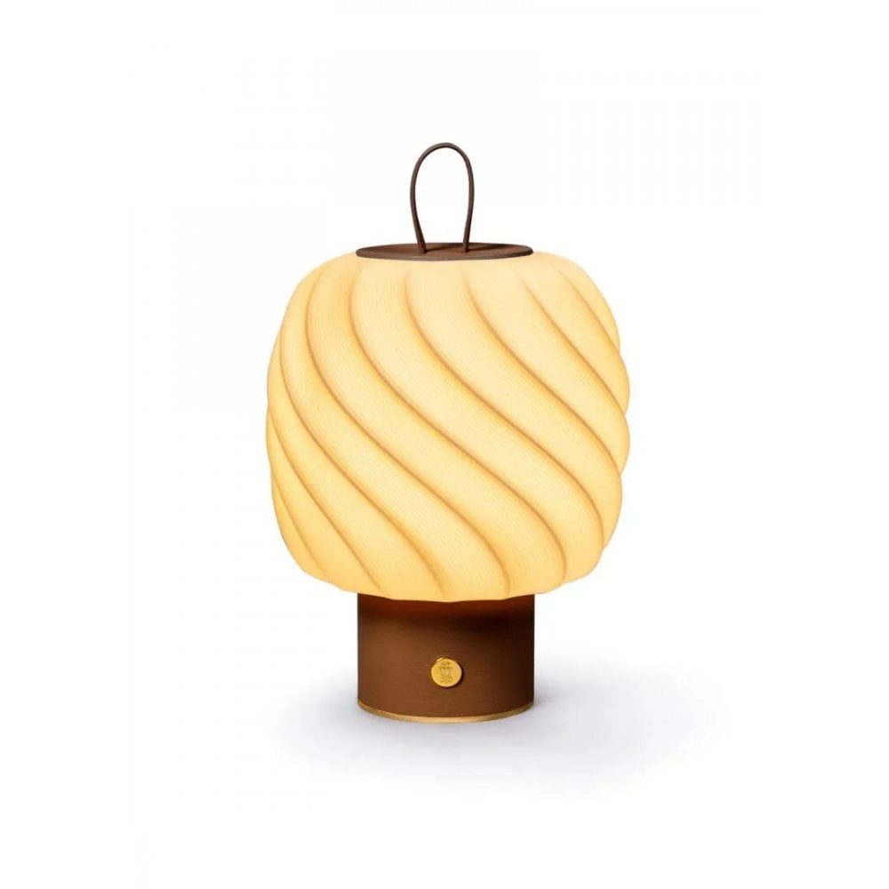 Lladro Ice Cream Portable Medium Lamp - Leather
