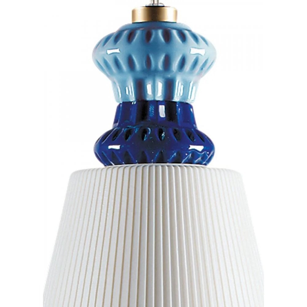 Lladro Belle De Nuit Lithophane Hanging Lamp - Multicolour