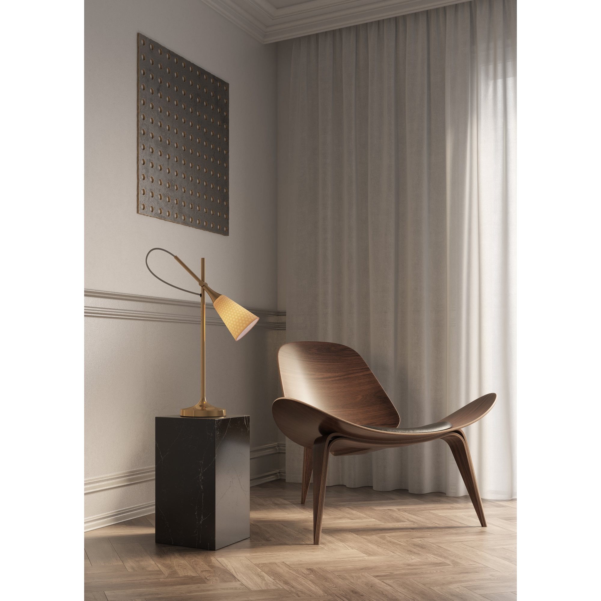 Lladro Jamz Reading Lamp - Gold