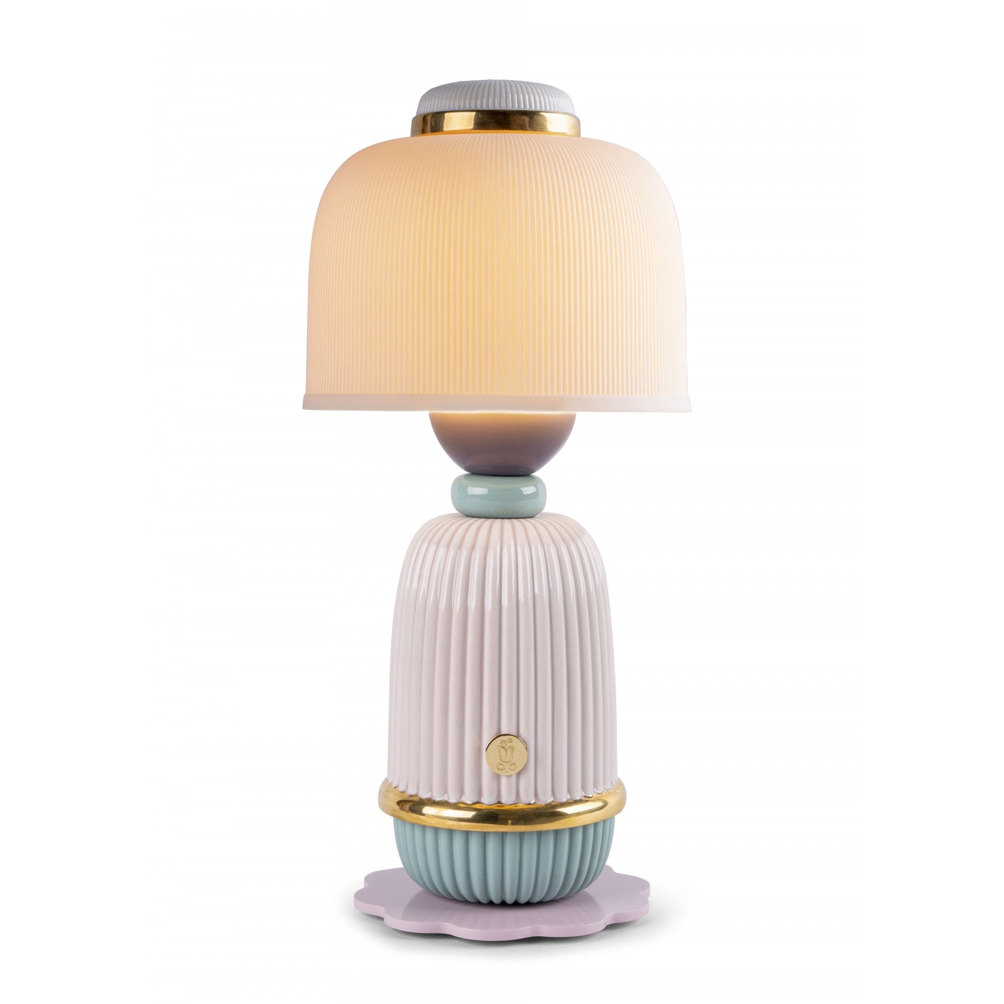 Lladro Kokeshi Table Lamp - Pink