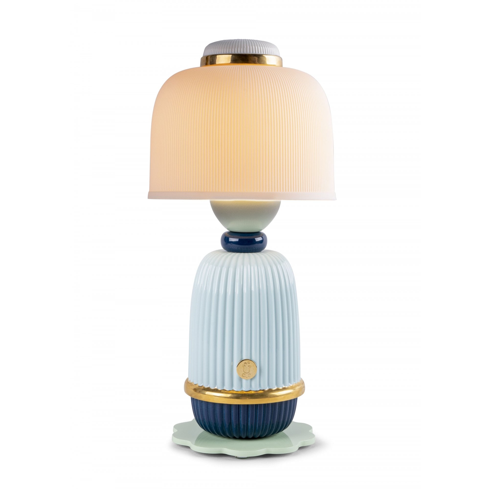 Lladro Kokeshi Table Lamp - Blue