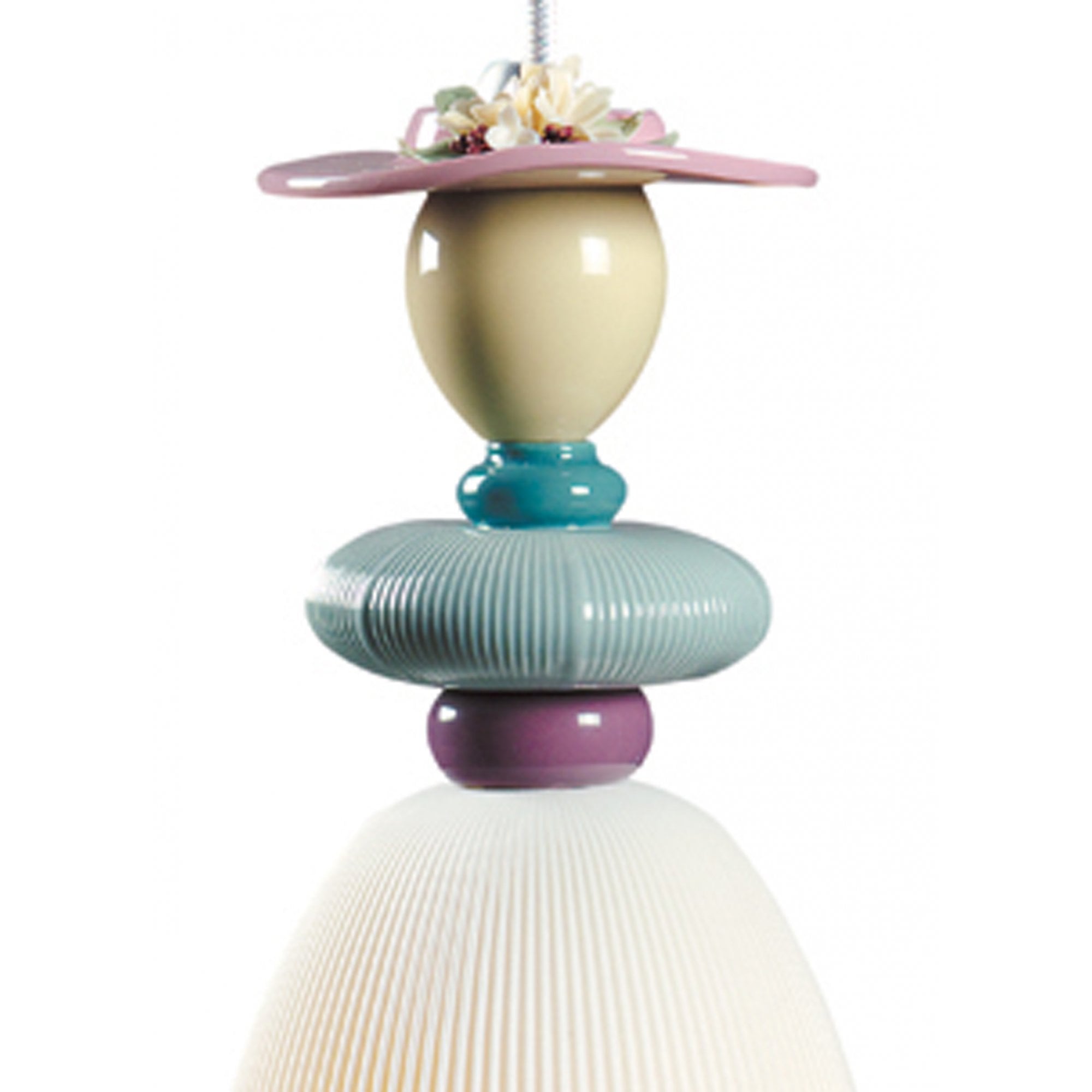 Lladro Mademoiselle Hanging Lamp - Celia